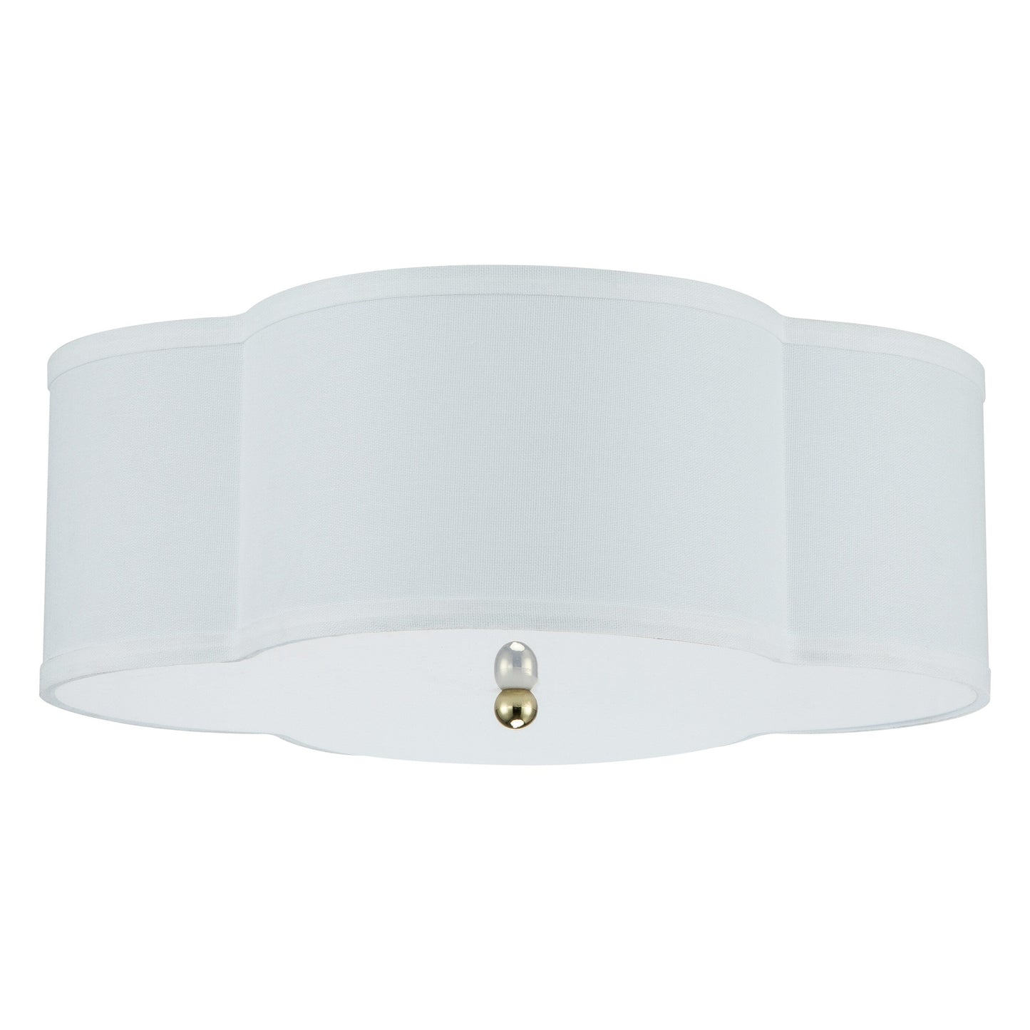 Applique murale encastrée à 2 lumières, blanc lin, avec diffuseur acrylique