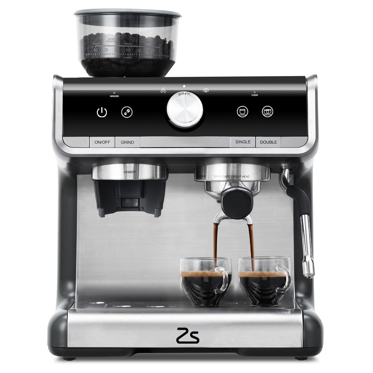 Machine à café expresso automatique 20 bar avec mousseur de lait pour barista à domicile
