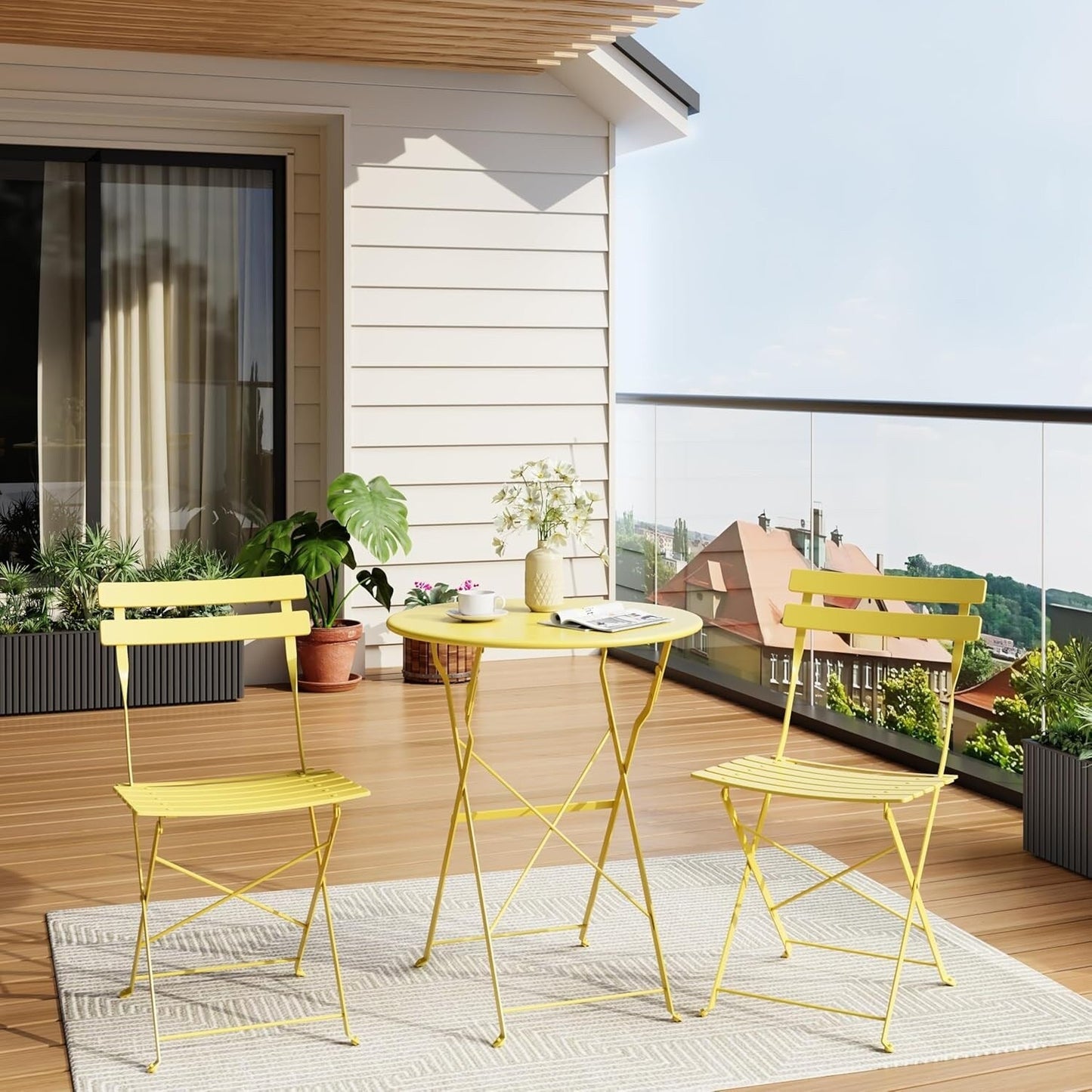 Ensembles de bistro pour terrasse en 3 pièces