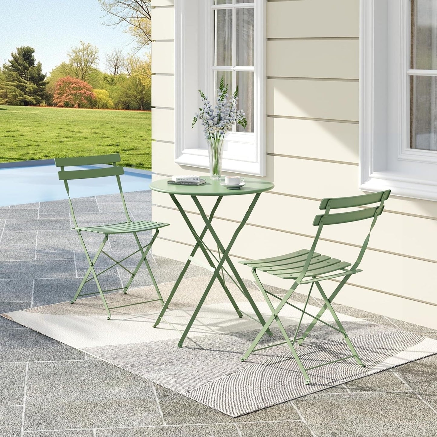 Ensembles de bistro pour terrasse en 3 pièces