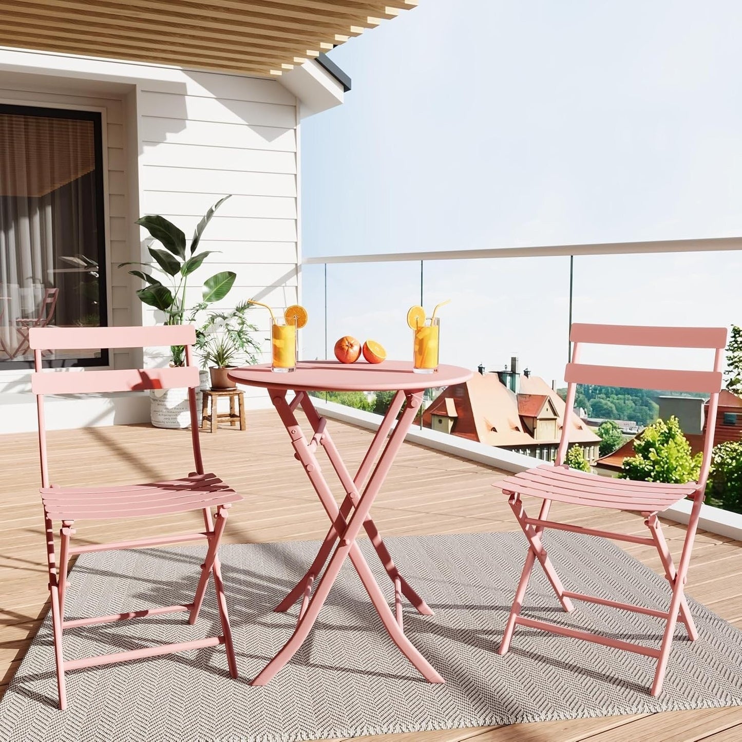 Ensembles de bistro pour terrasse en 3 pièces
