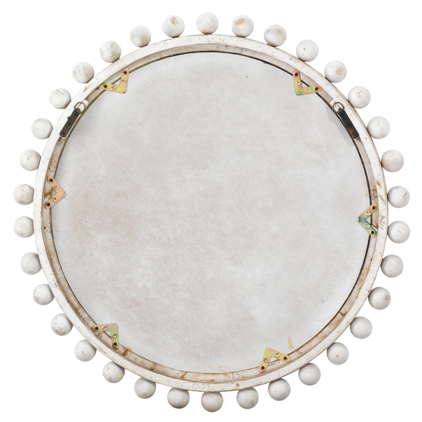 Alden Décor Miroir rond en bois Orion, naturel