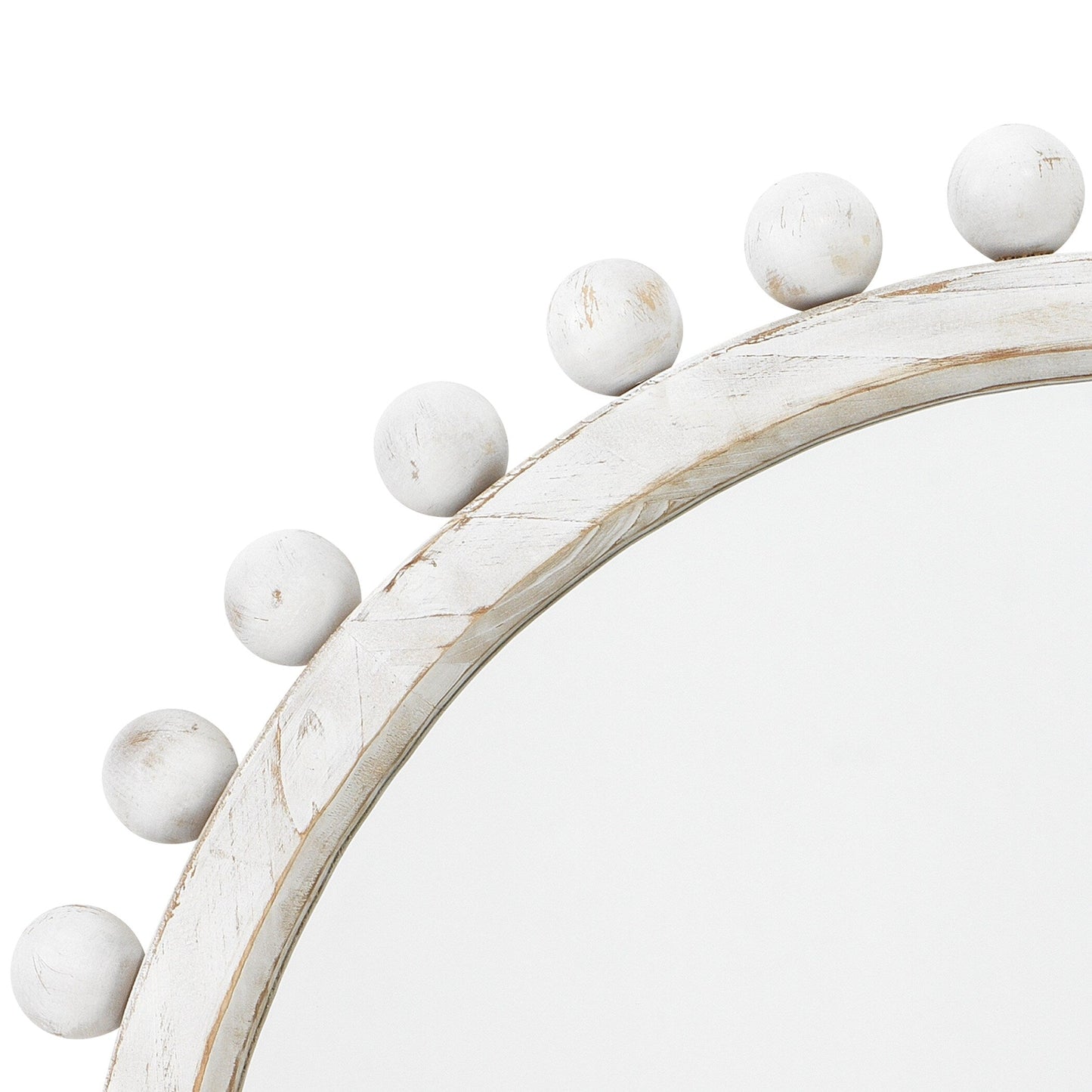 Alden Décor Miroir rond en bois Orion, naturel