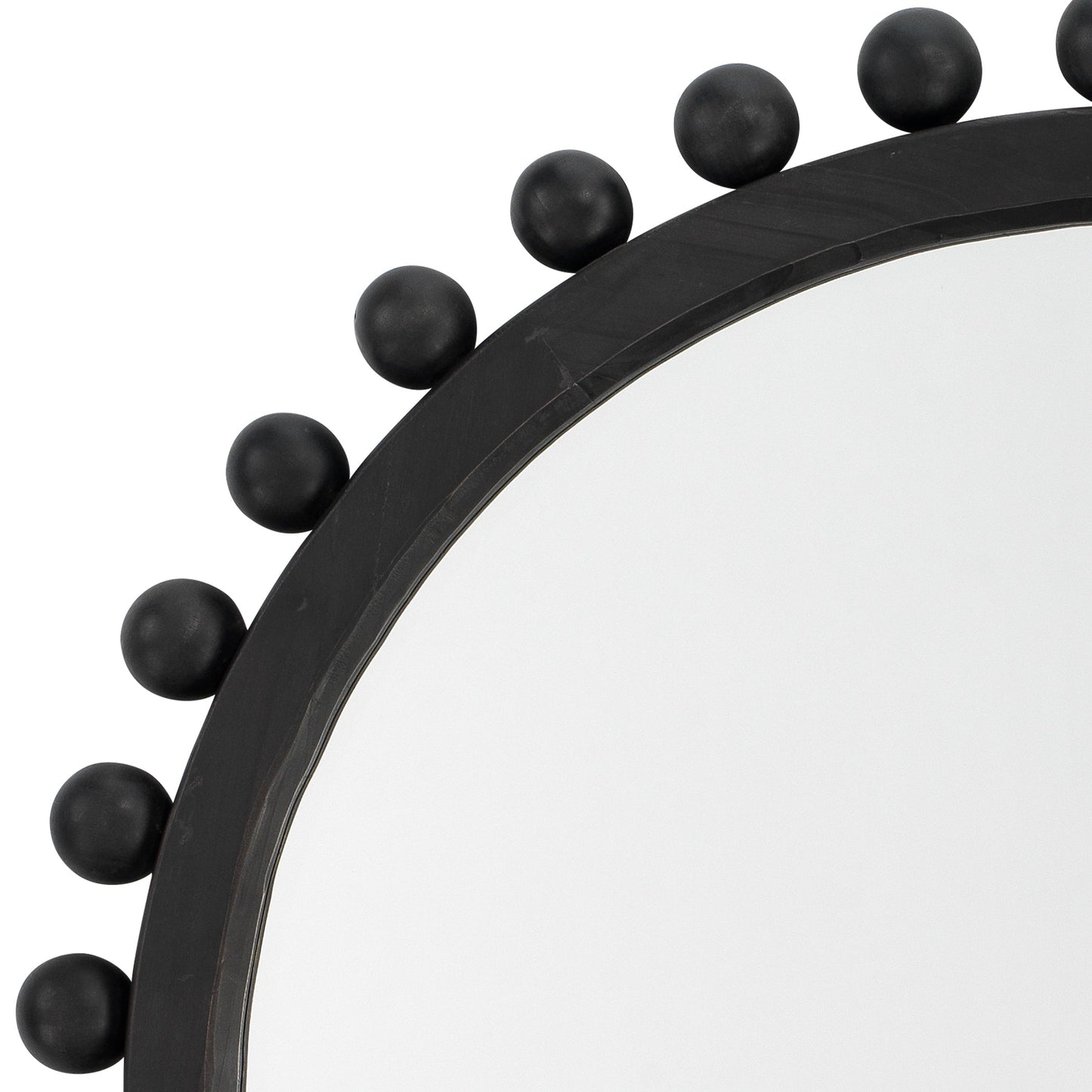 Alden Décor Miroir rond en bois Orion, naturel
