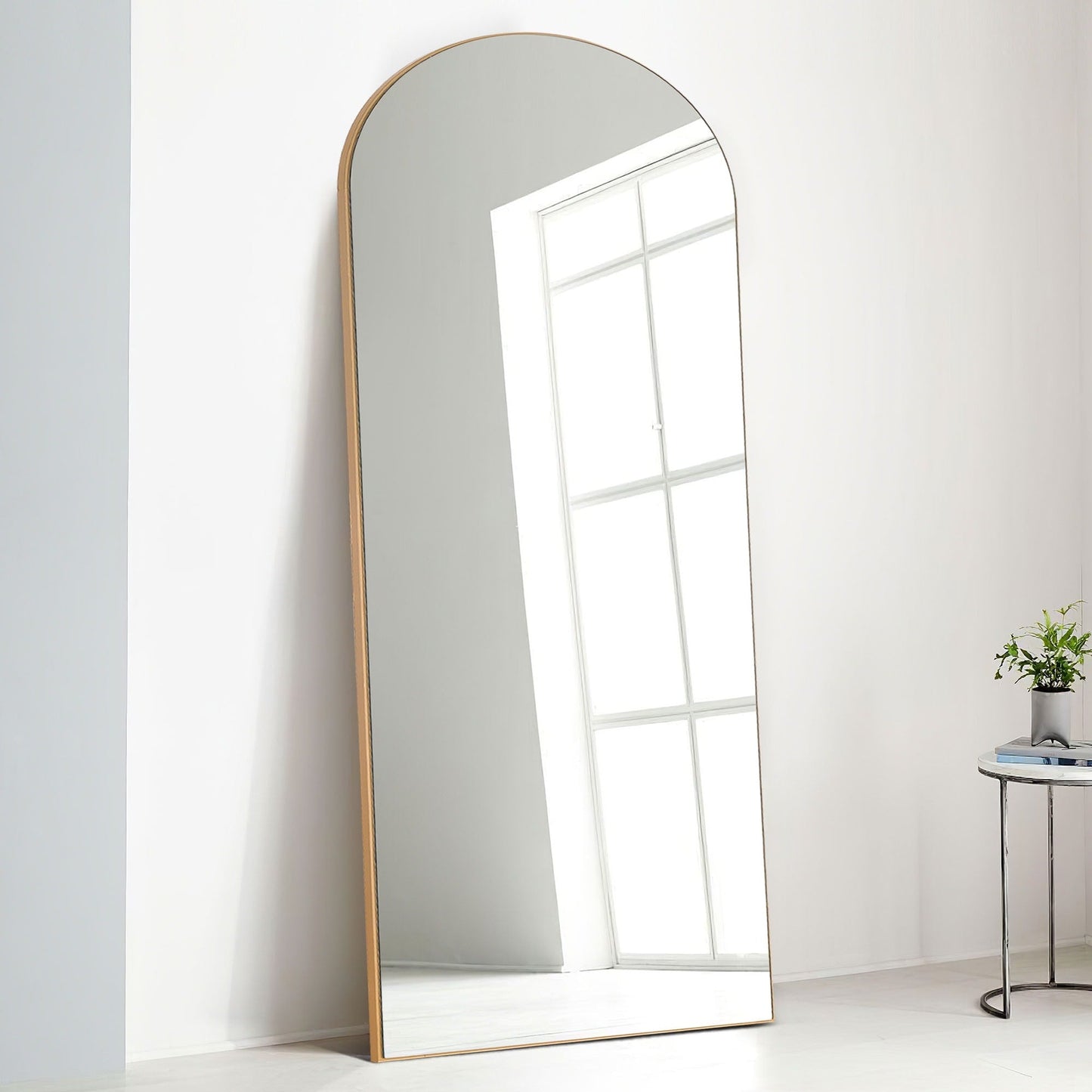 Grand miroir moderne à arche