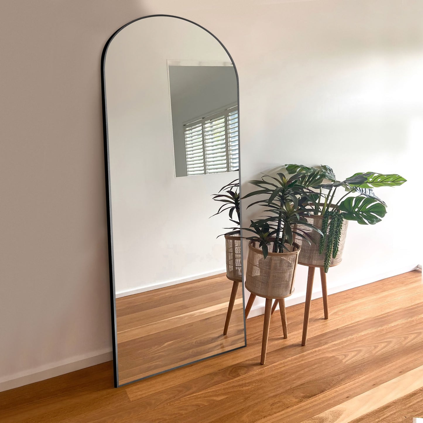 Grand miroir moderne à arche