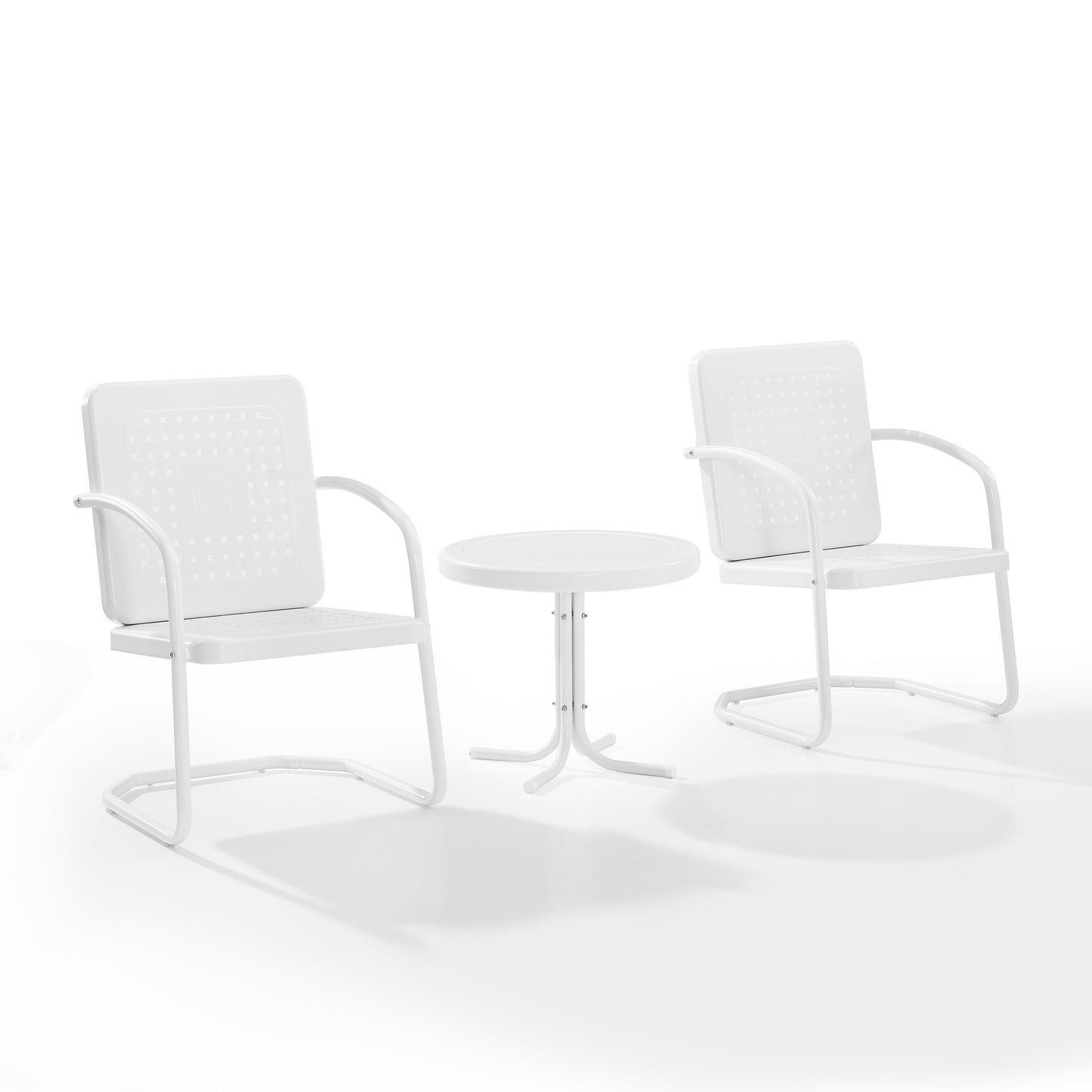 Ensemble de 3 chaises d'extérieur Crosley Bates - 84 L x 22 P x 35 H (les dimensions sont en pouces)