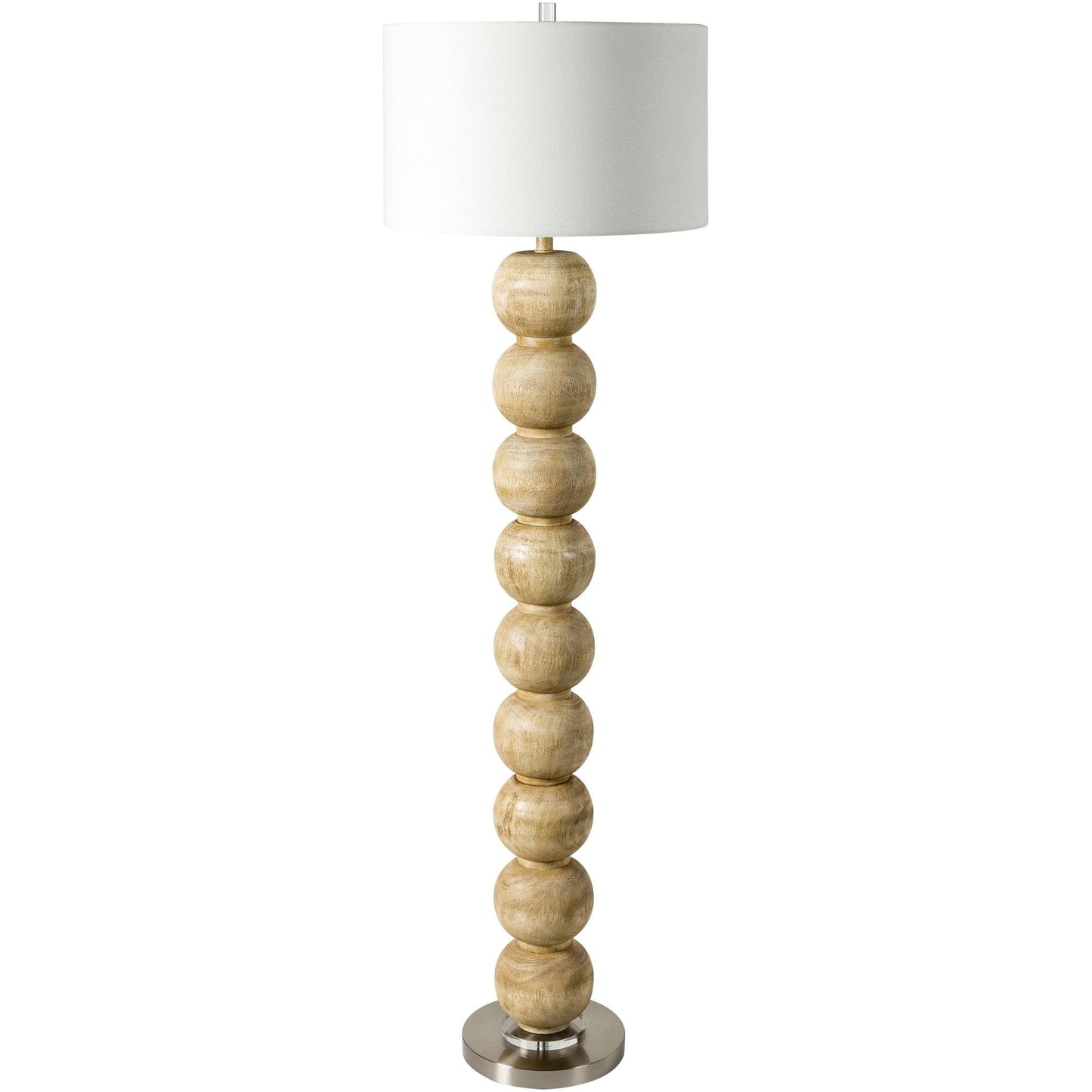 Lampe de chevet à bulle de verre de style transitionnel de Becke
