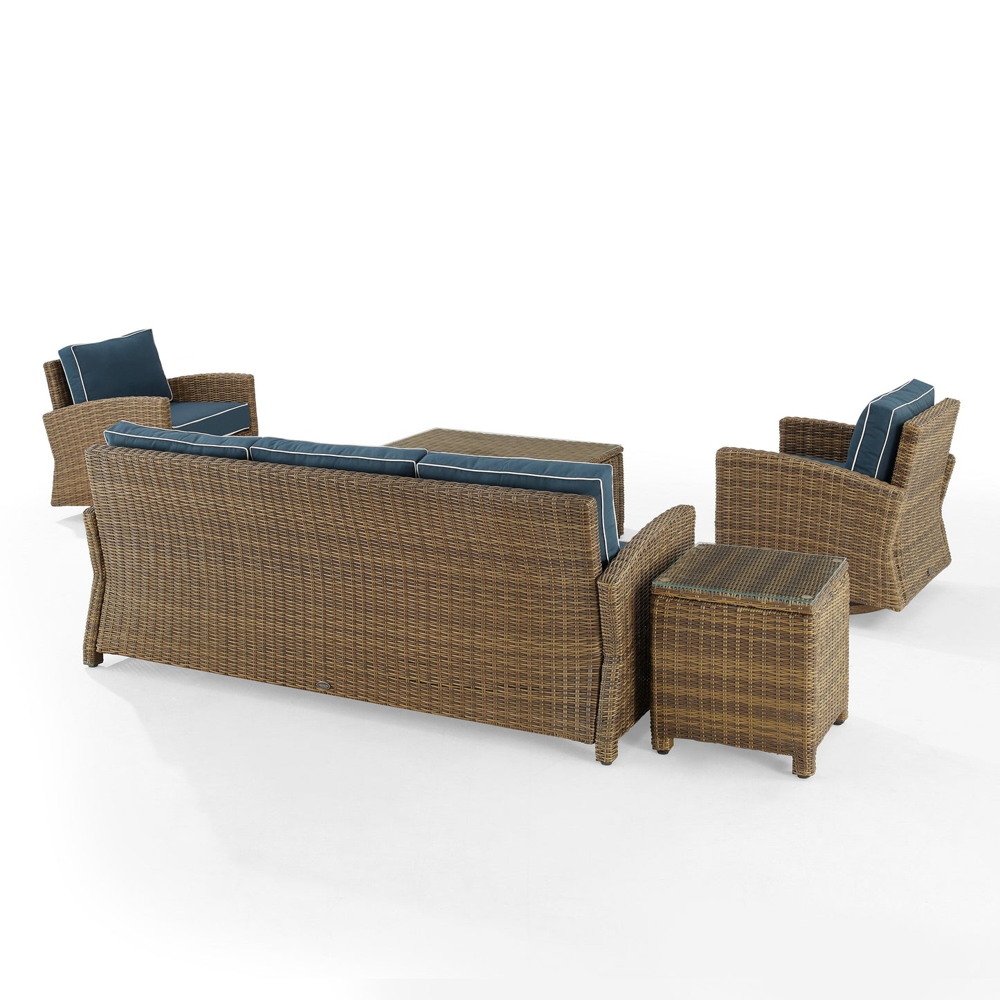 Ensemble canapé et fauteuil pivotant basculant Crosley Bradenton 5 pièces