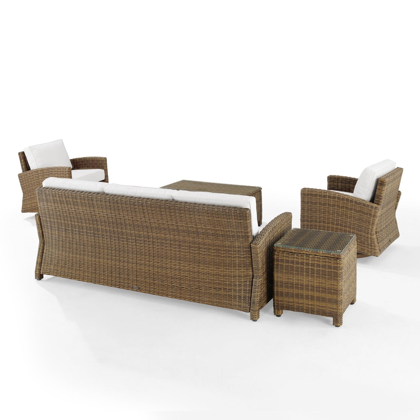Ensemble canapé et fauteuil pivotant basculant Crosley Bradenton 5 pièces