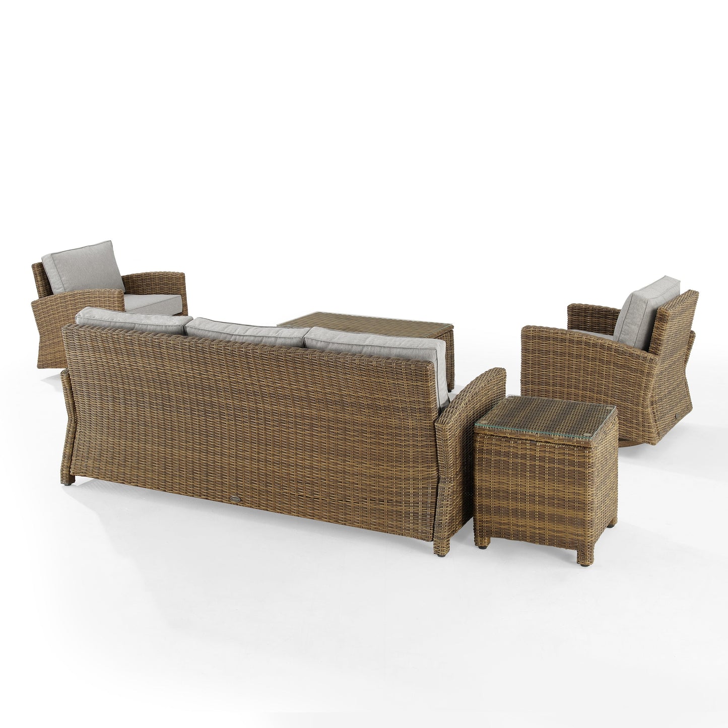Ensemble canapé et fauteuil pivotant basculant Crosley Bradenton 5 pièces