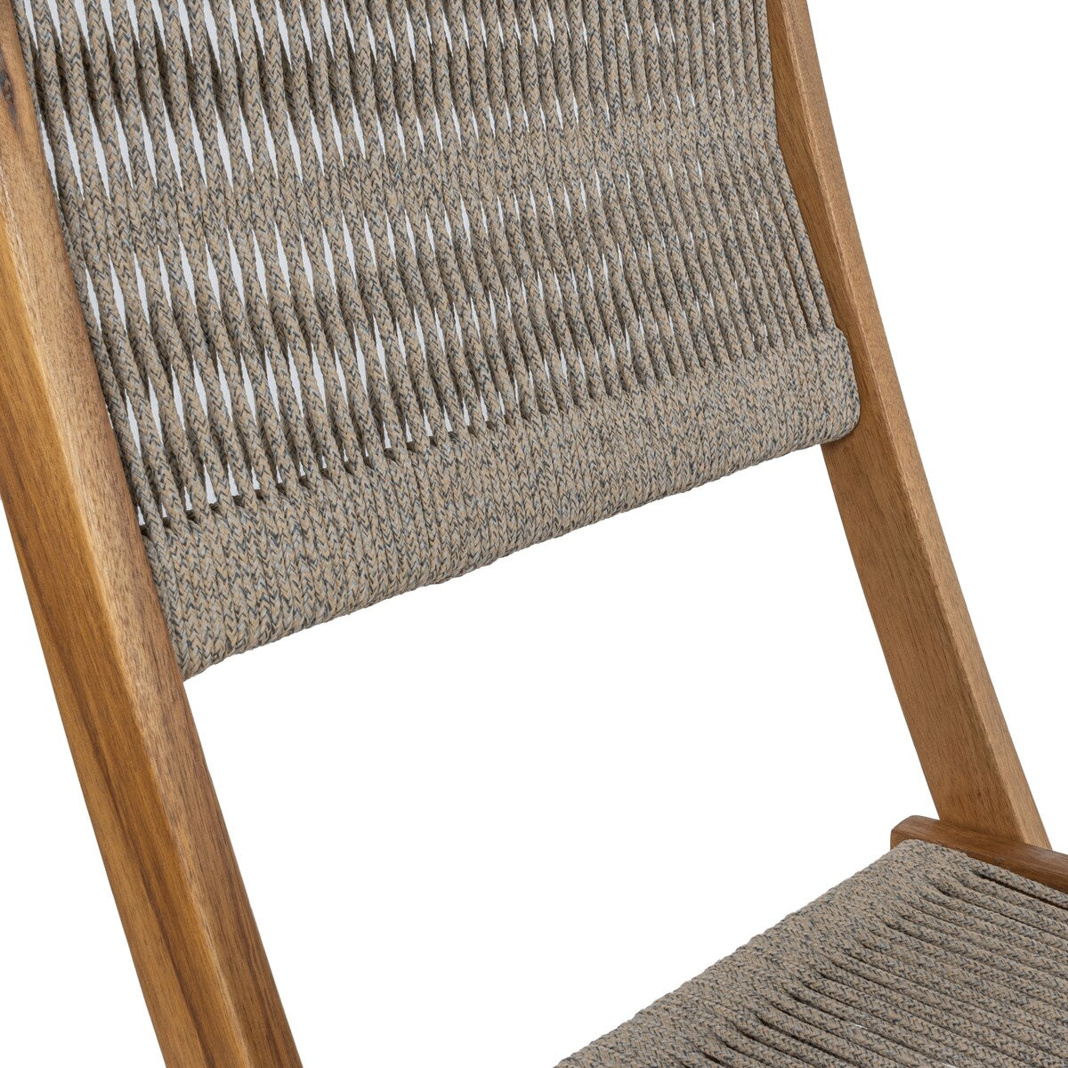 Cadiz Ensemble de bistro pliable pour extérieur en bois d'acacia, style côtier moderne, 3 pièces, par JONATHAN Y