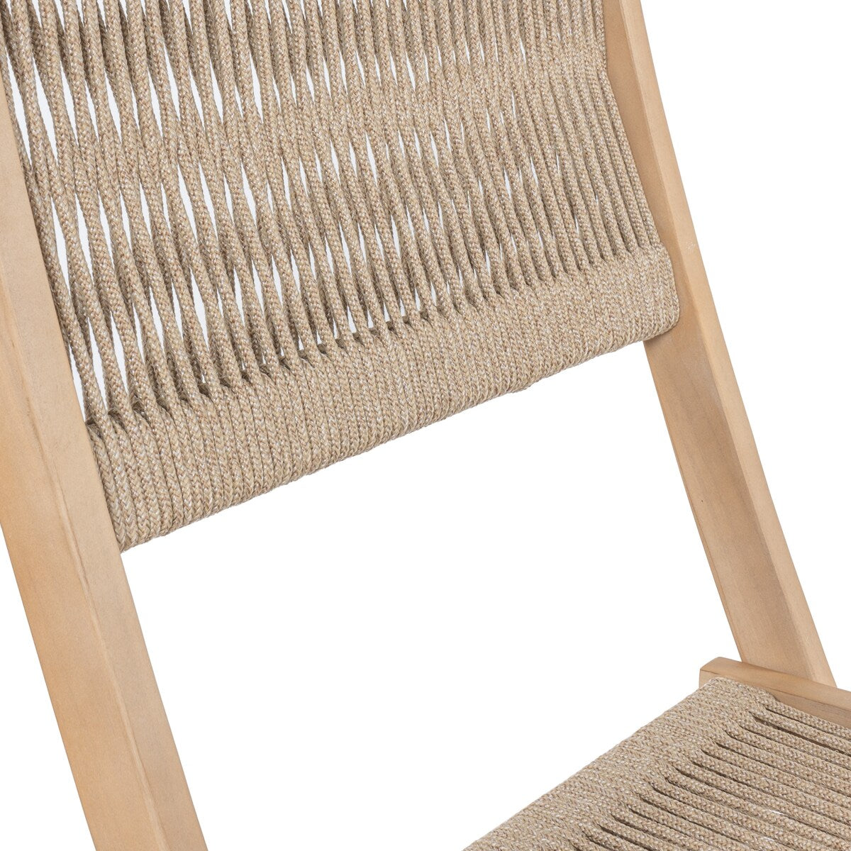 Cadiz Ensemble de bistro pliable pour extérieur en bois d'acacia, style côtier moderne, 3 pièces, par JONATHAN Y