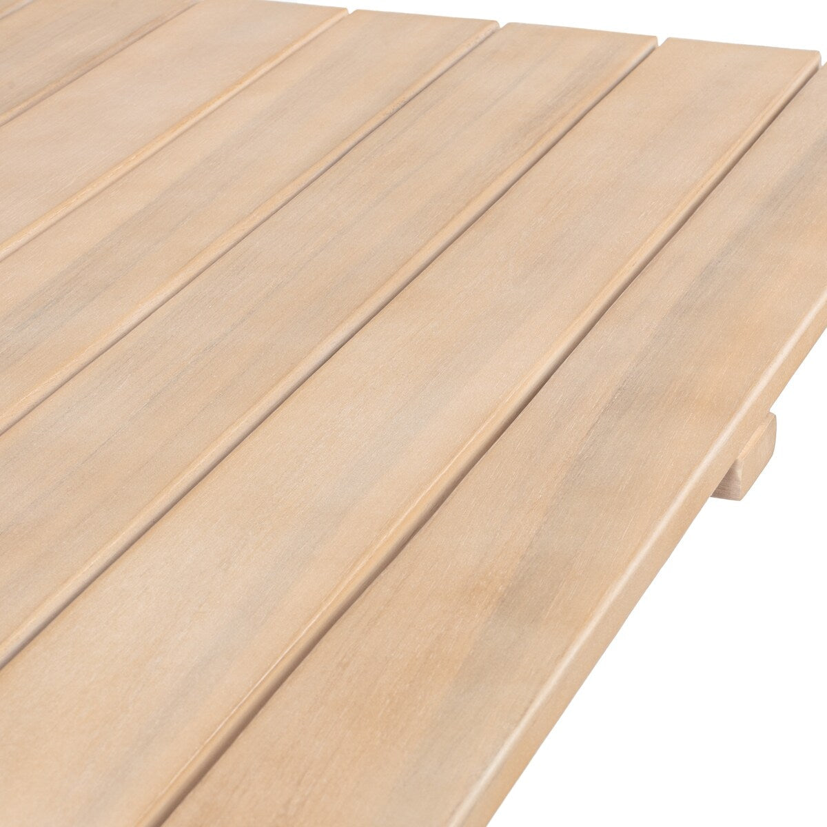 Cadiz Ensemble de bistro pliable pour extérieur en bois d'acacia, style côtier moderne, 3 pièces, par JONATHAN Y