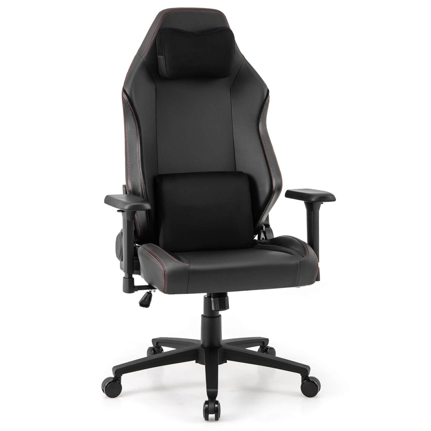 Costway Chaise de jeu ergonomique, dossier haut, pour ordinateur, avec fonction basculante - Voir les détails