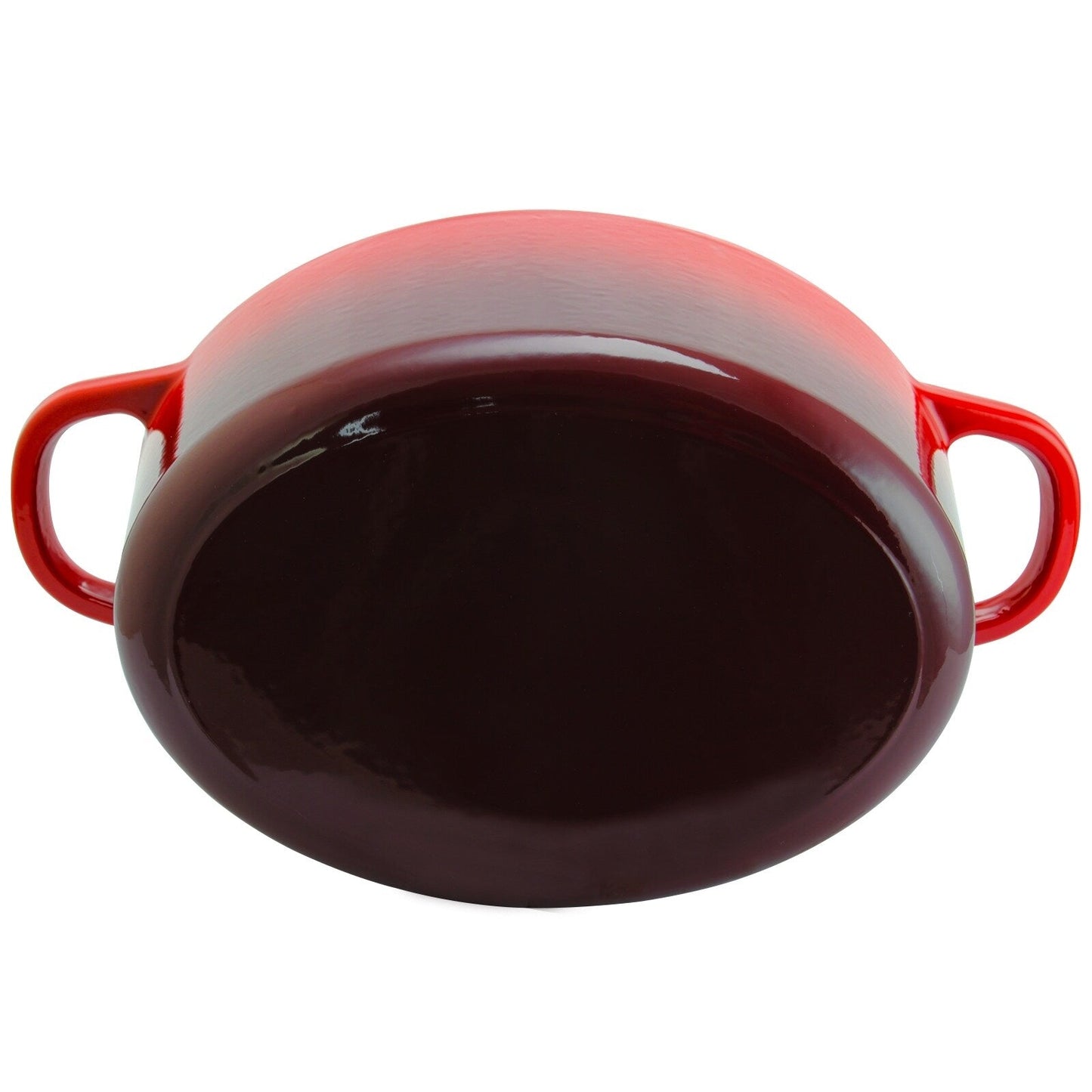Casserole en fonte émaillée Crock Pot Artisan 7 quarts, ovale, rouge écarlate