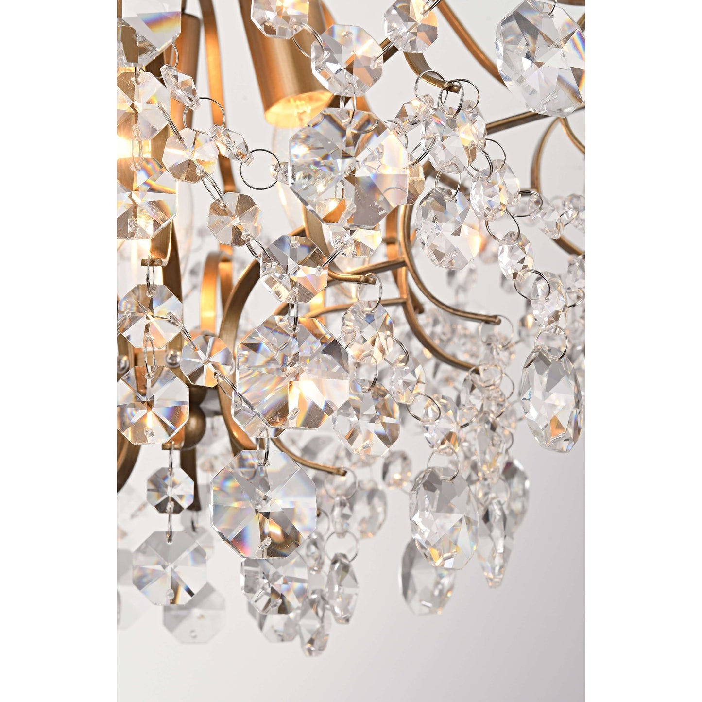 Dalia - Plafonnier intérieur élégant à 3 lumières avec cristaux