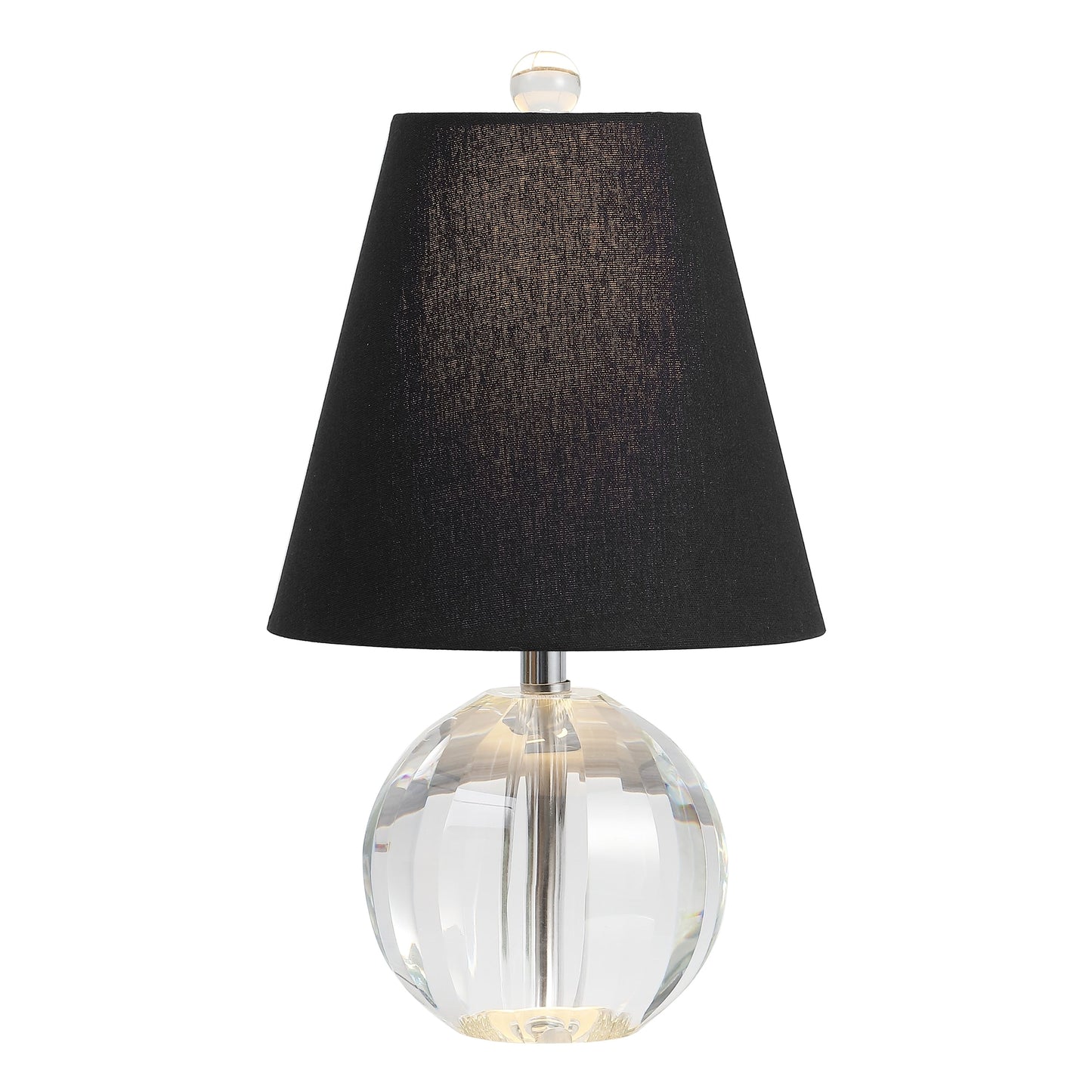 Lampe de table LED Goddard à boule de cristal/métal de 16 pouces, par JONATHAN Y