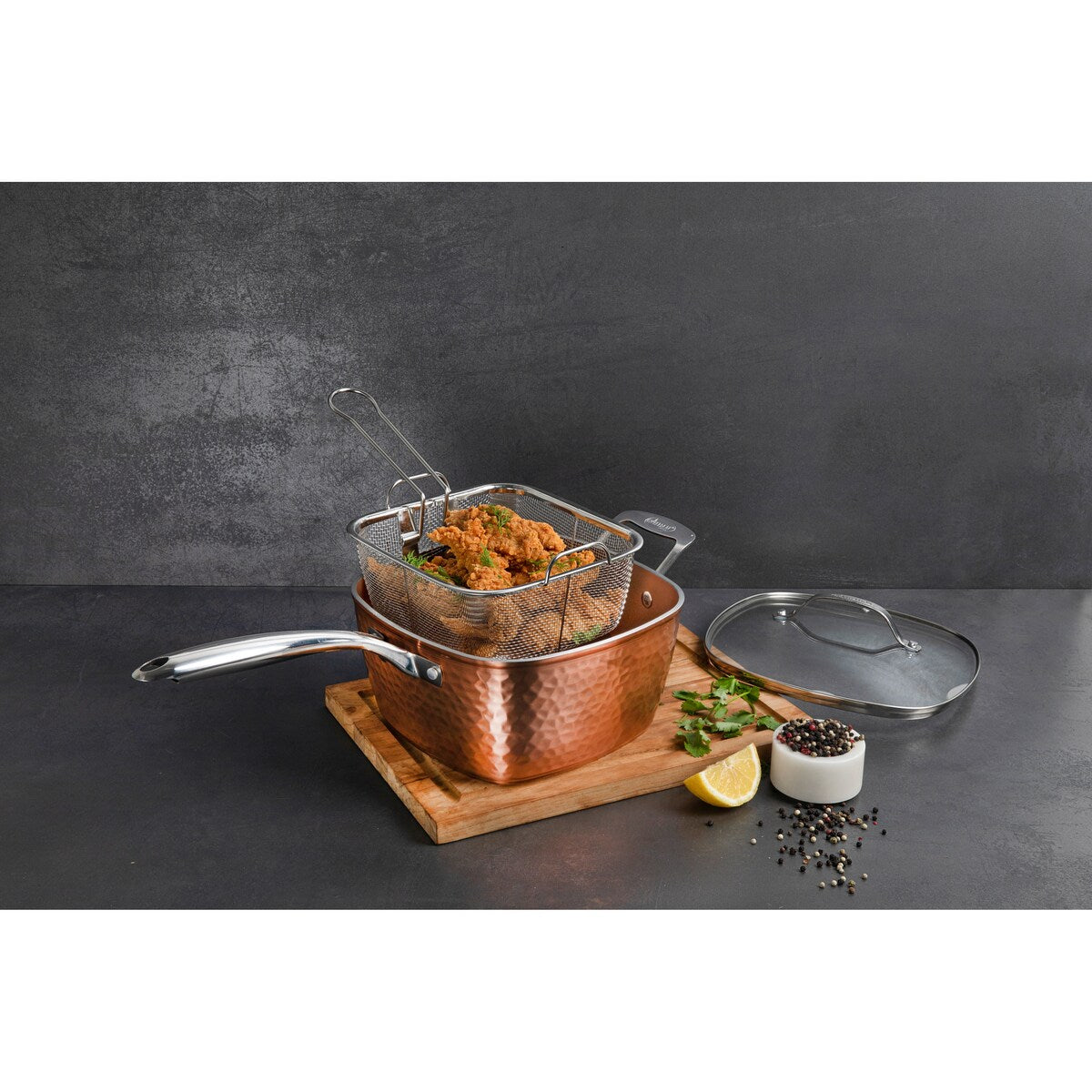 Ensemble de cuisine antiadhésif Gotham Steel Hammered 20 pièces