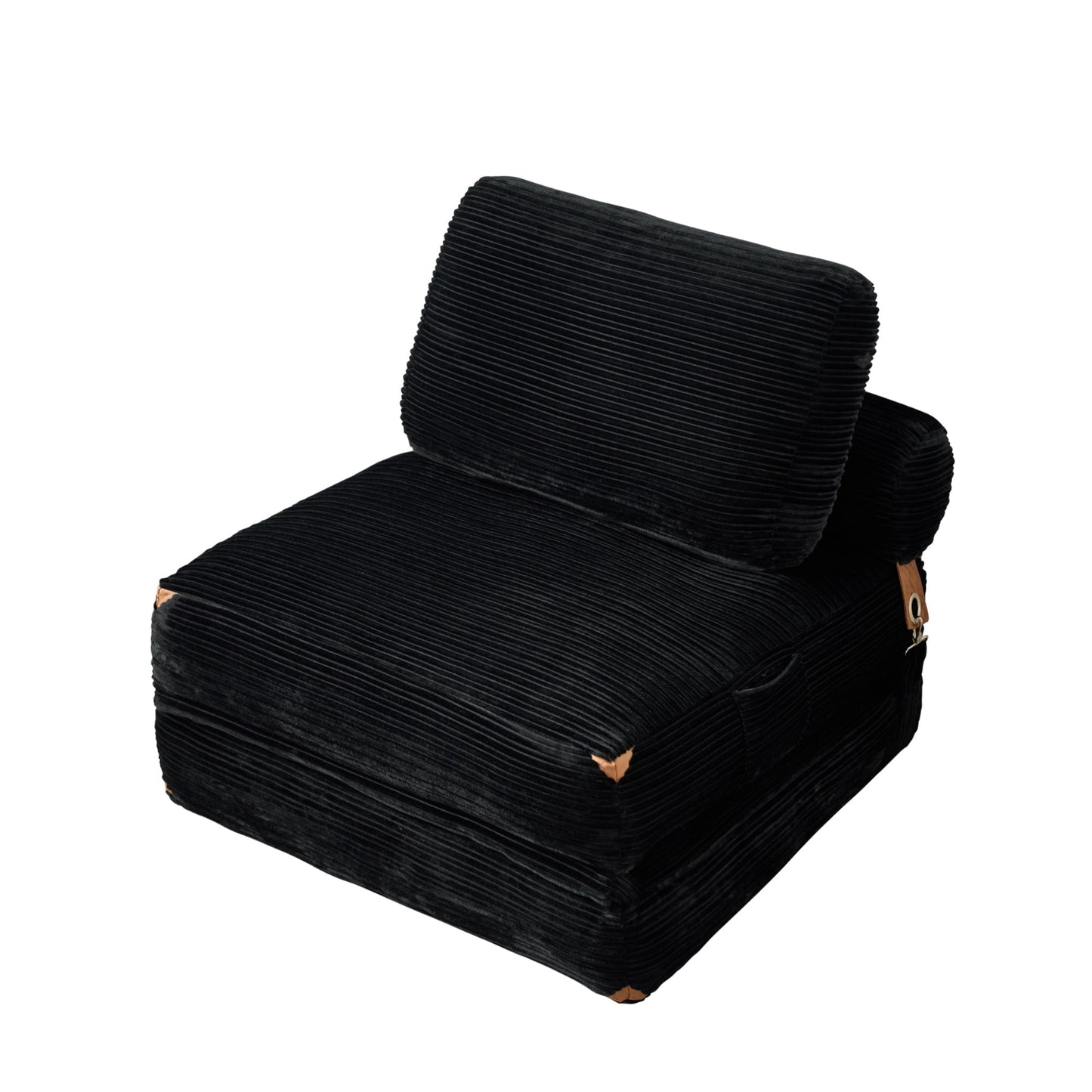 Canapé-lit pliable en tissu corduroy moderne HOOOWOOO