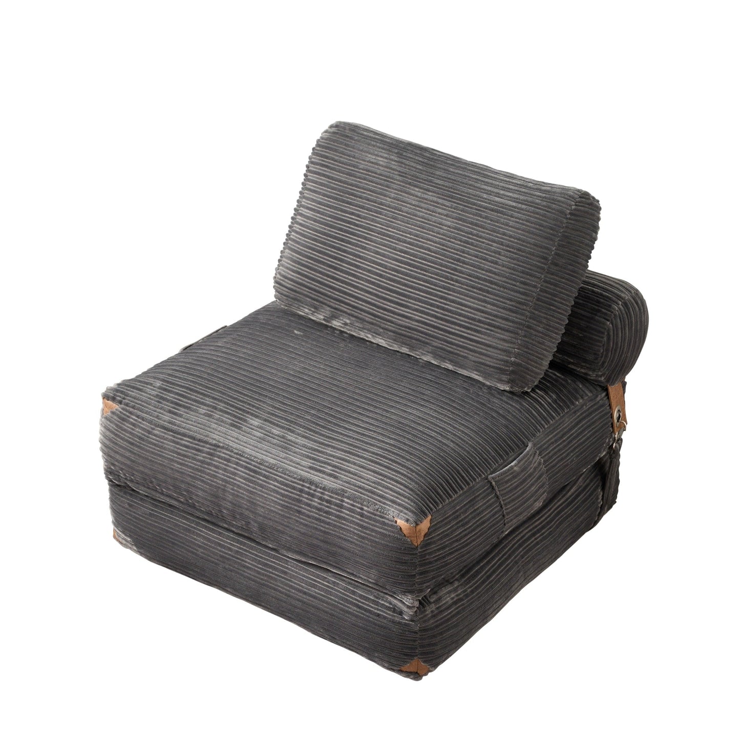 Canapé-lit pliable en tissu corduroy moderne HOOOWOOO