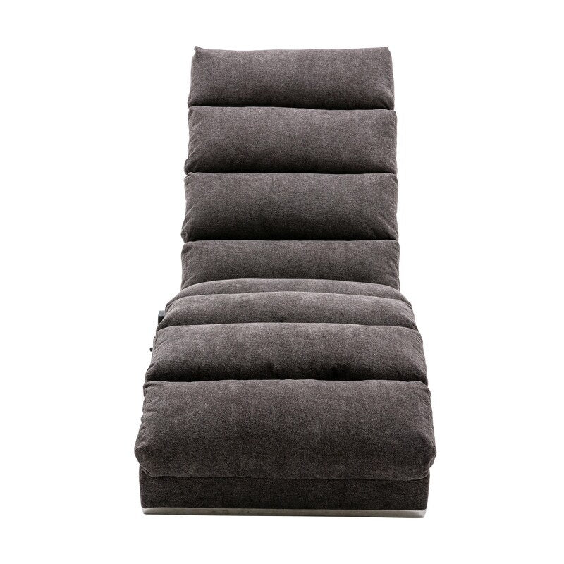 Fauteuil de massage en lin avec télécommande, fauteuil de massage électrique ergonomique, 5 modes.