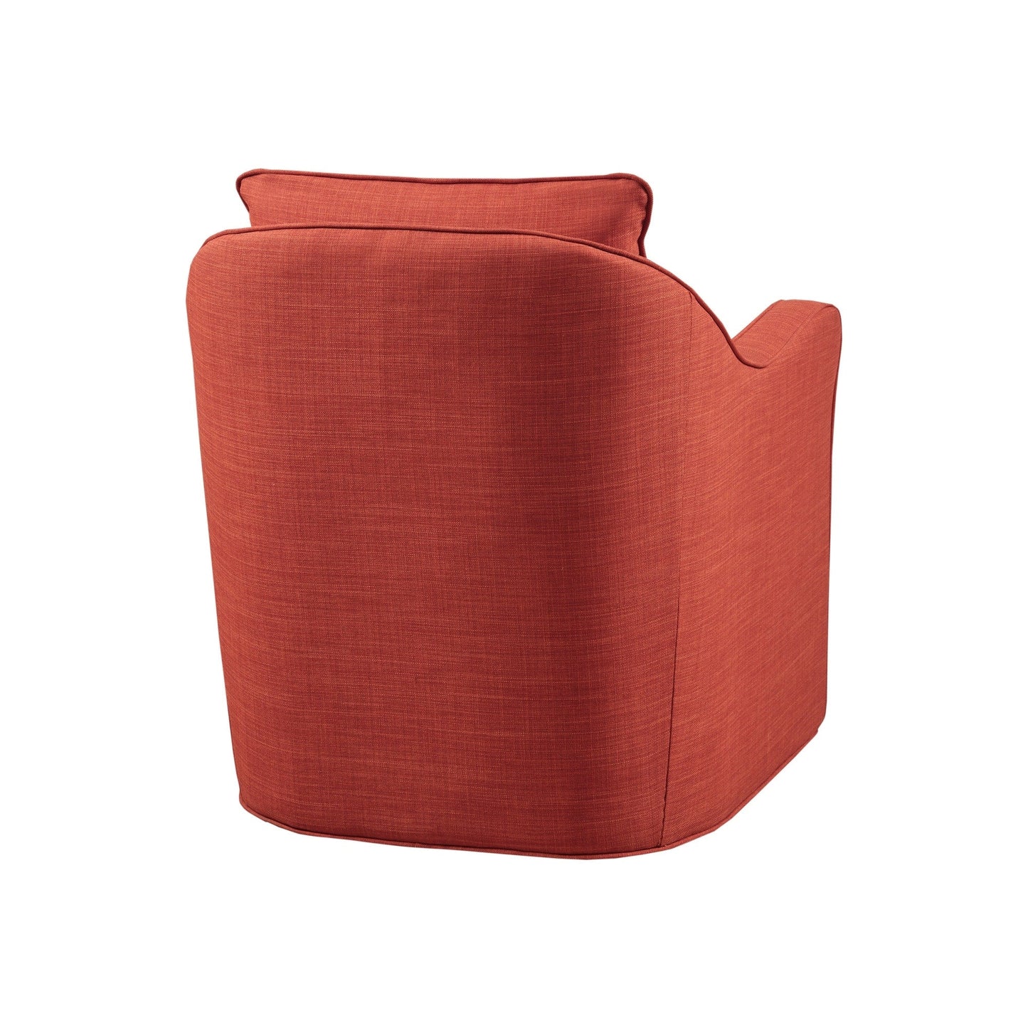 Fauteuil pivotant à accoudoirs incurvés et recouvert de tissu Madison Park Betty