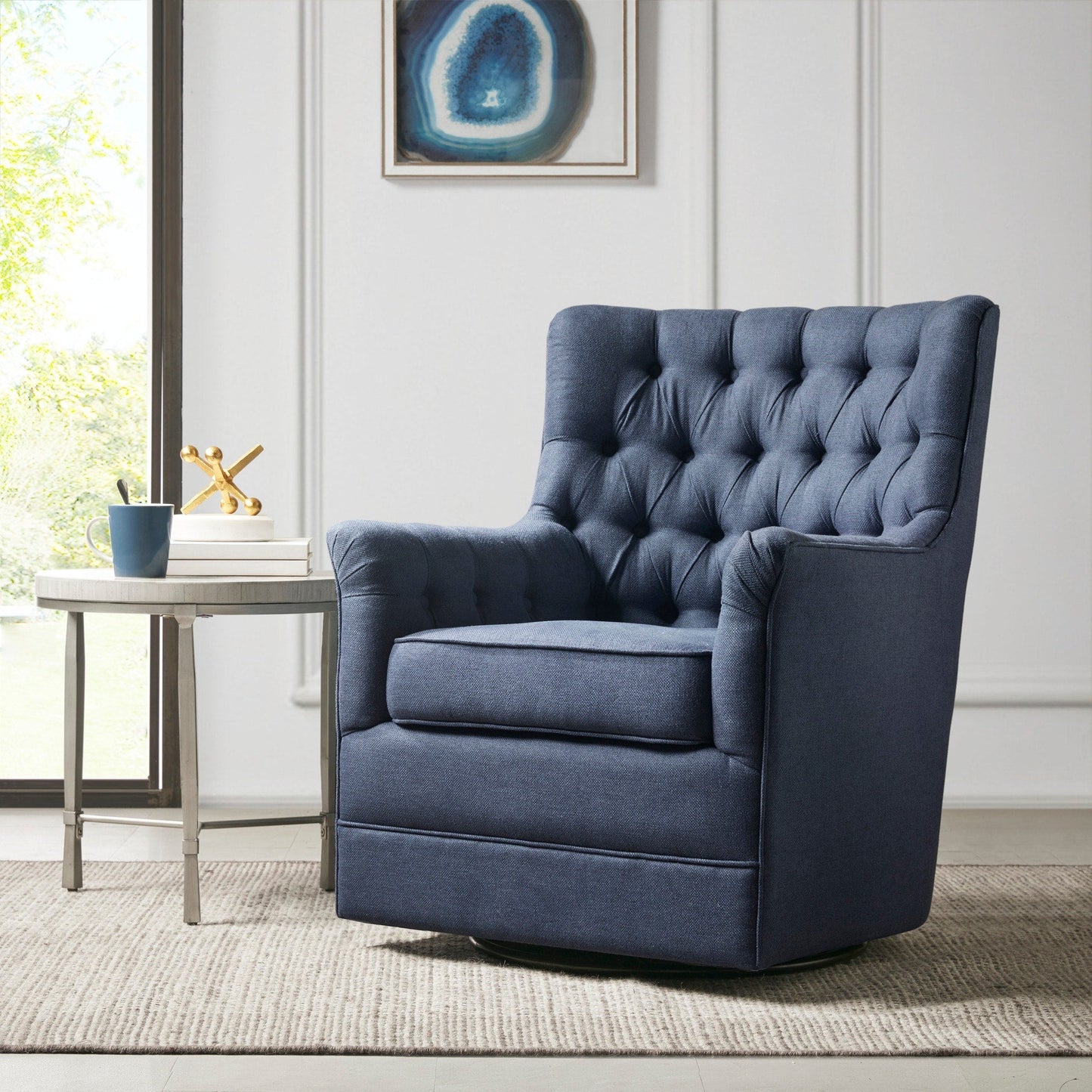 Fauteuil pivotant et basculant Madison Park Rae à 360 degrés