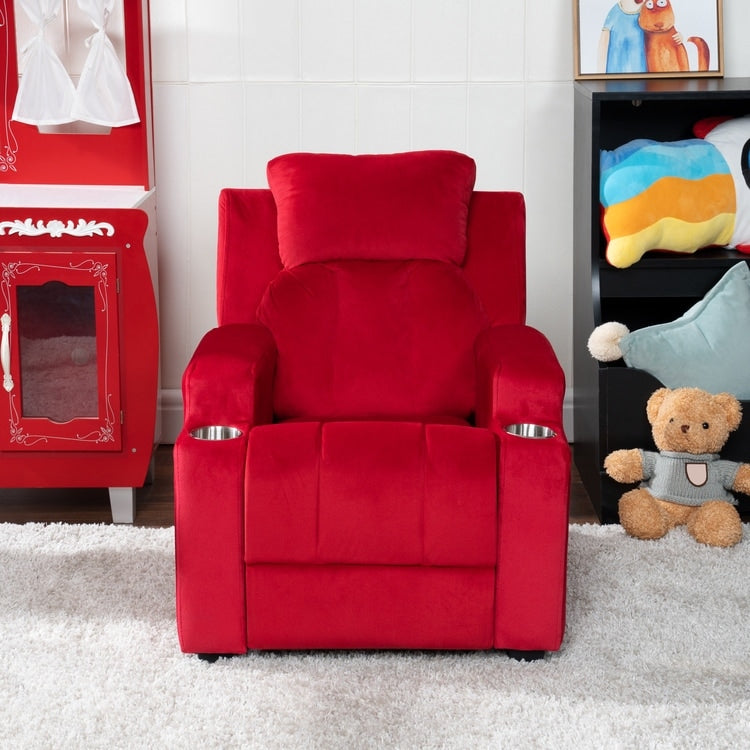 Magic Seats pour super-héros et princesses, siège reclinable super luxueux pour enfants avec repose-pieds, repose-tête et 2 porte-gobelets.