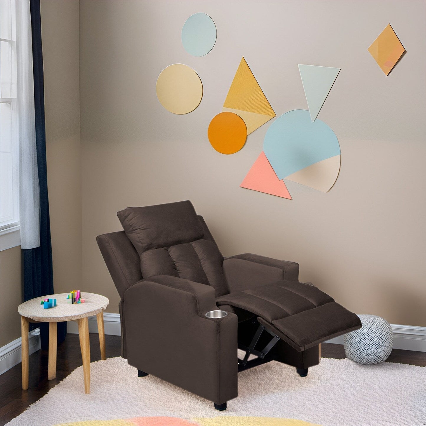 Magic Seats pour super-héros et princesses, siège reclinable super luxueux pour enfants avec repose-pieds, repose-tête et 2 porte-gobelets.