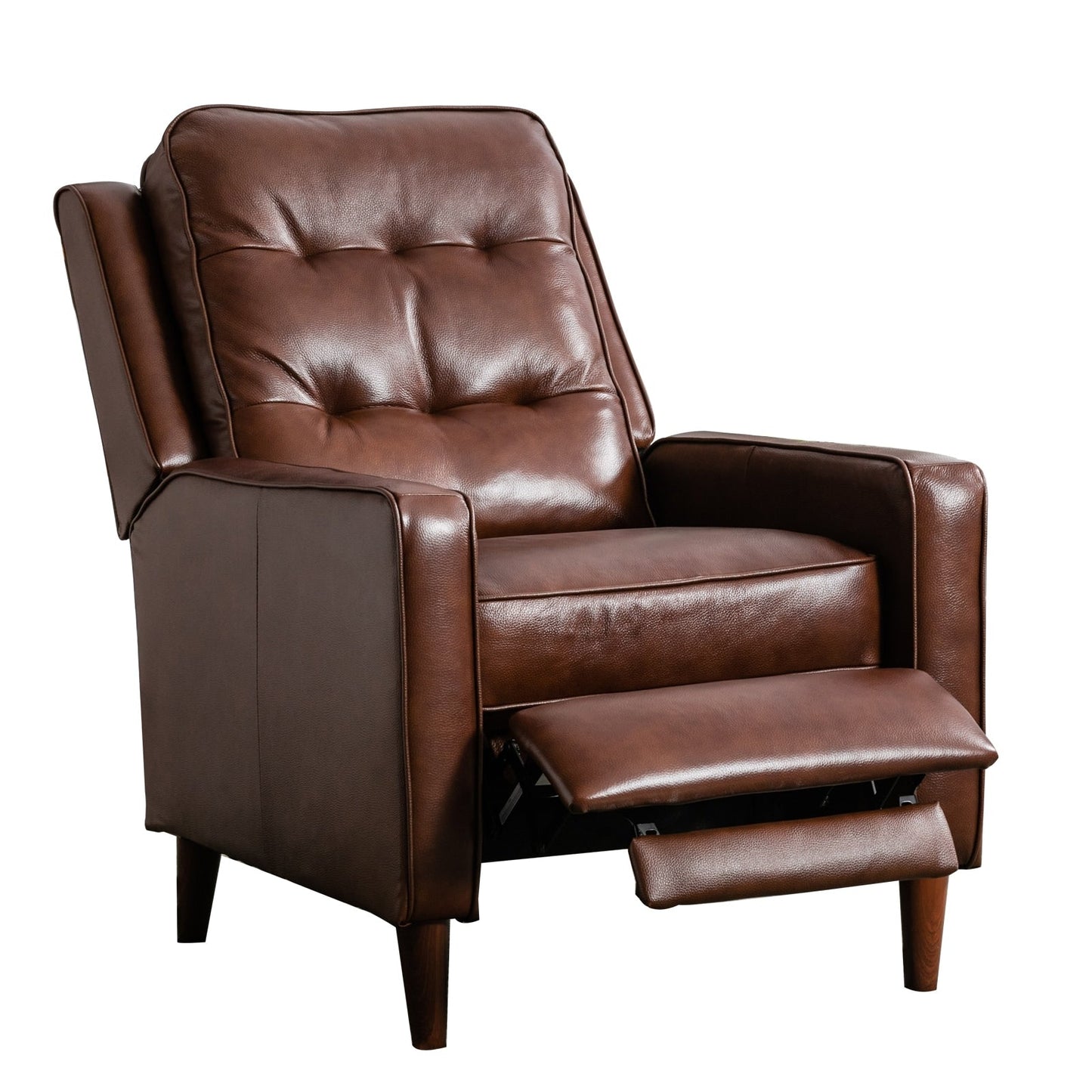 Fauteuil inclinable à bascule, fauteuil en tissu à bascule avec décoration à rivets, fauteuil d'appoint pour salon.