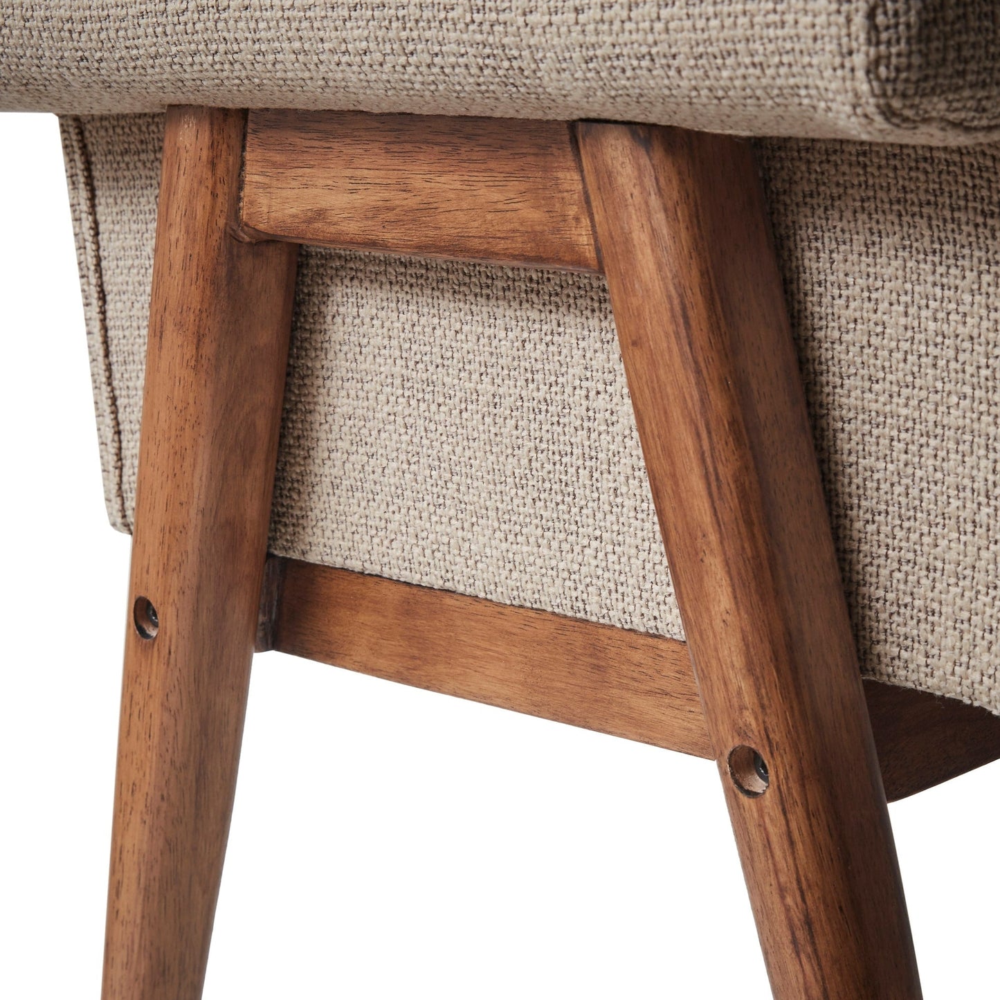 Banc d'appoint Mason, couleur taupe, par INK+IVY
