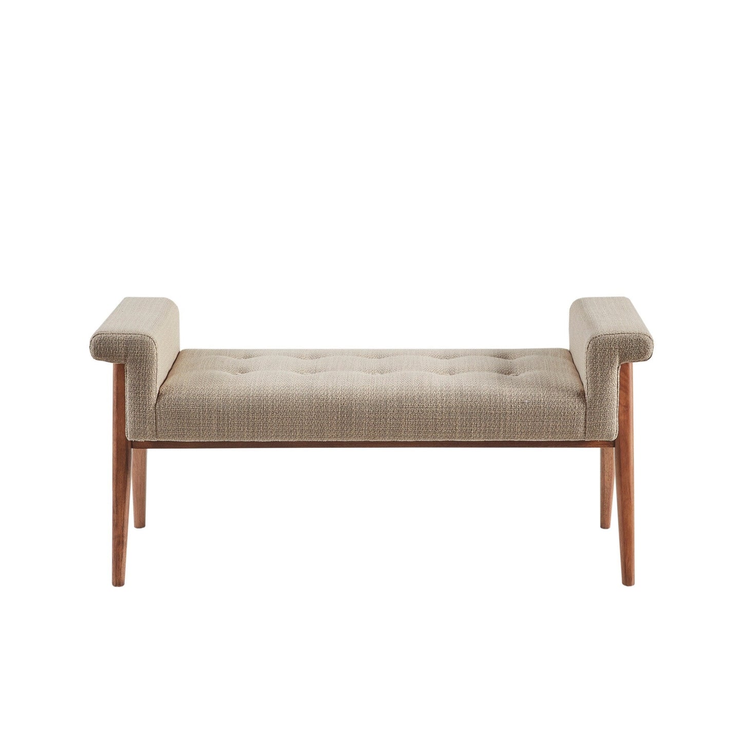 Banc d'appoint Mason, couleur taupe, par INK+IVY