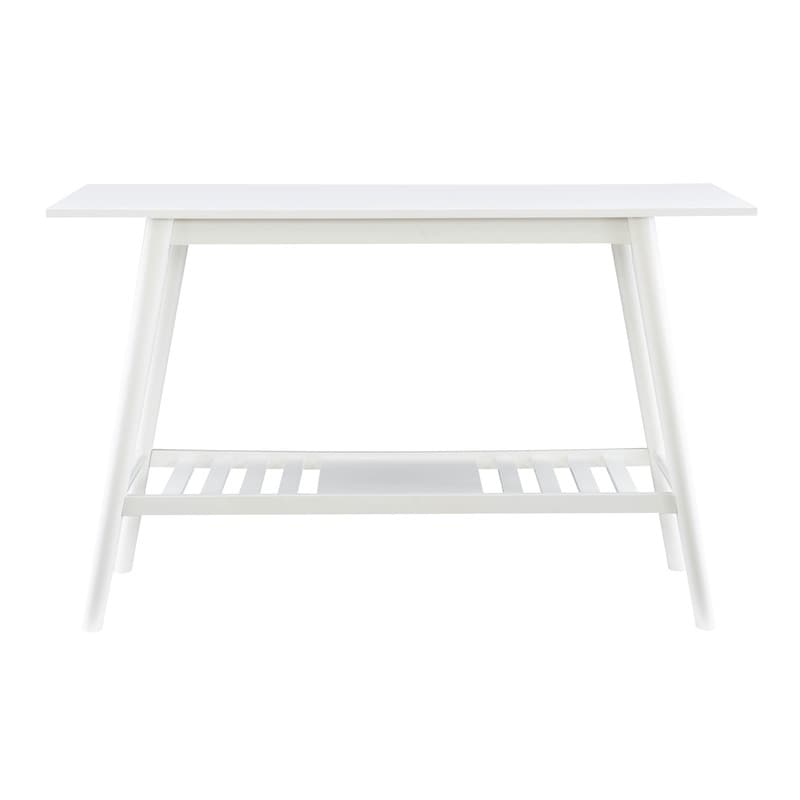 Table console Meade, style moderne du milieu du siècle