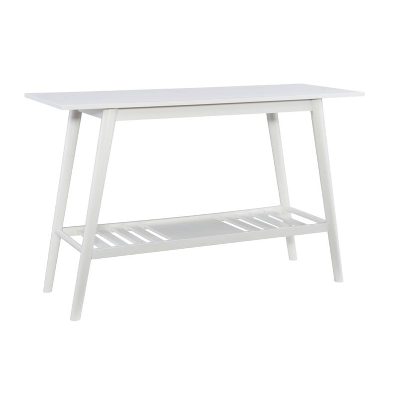 Table console Meade, style moderne du milieu du siècle
