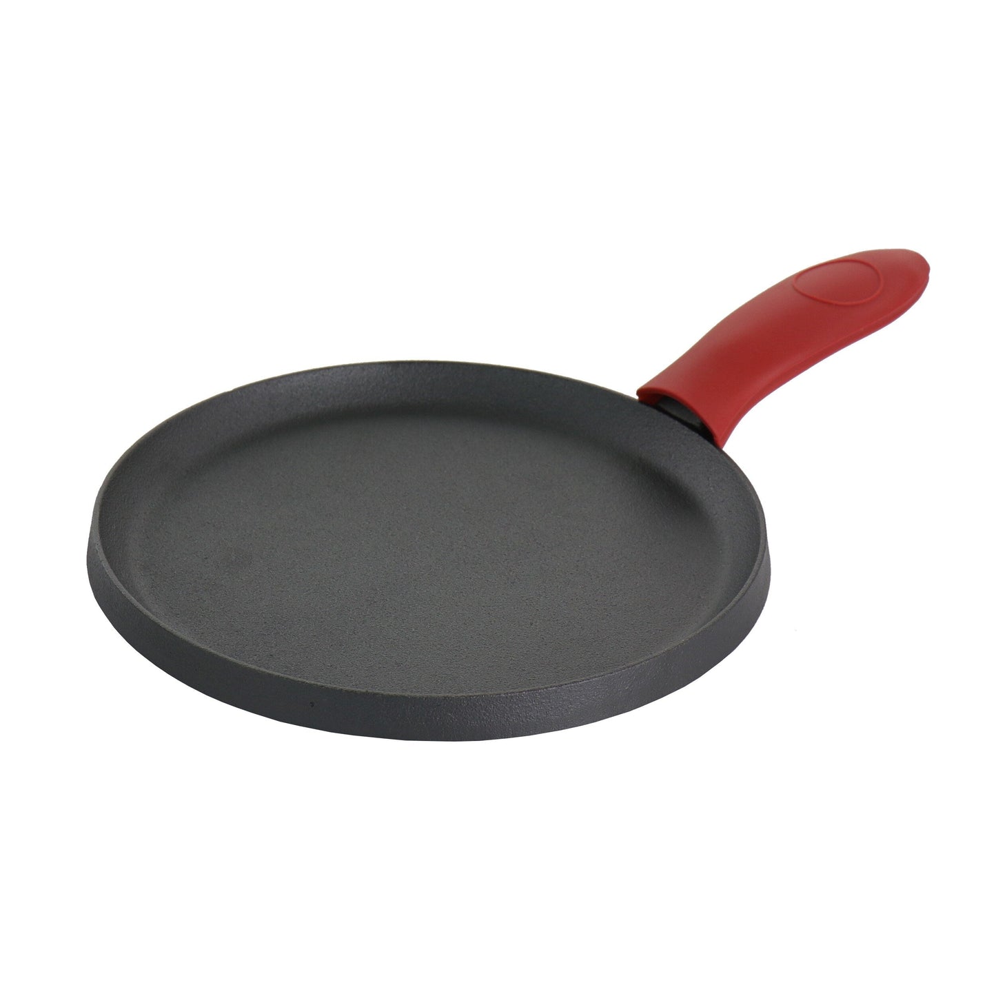 Ensemble de 6 pièces en fonte pré-épices MegaChef avec supports en silicone rouge