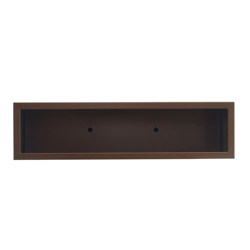 Grand bac à plantes métallique pour extérieur, 96,5 x 76,2 x 76,2 cm (LxlxH) - Bac à plantes avec séparateur métallique - 96,5x76,2x76,2