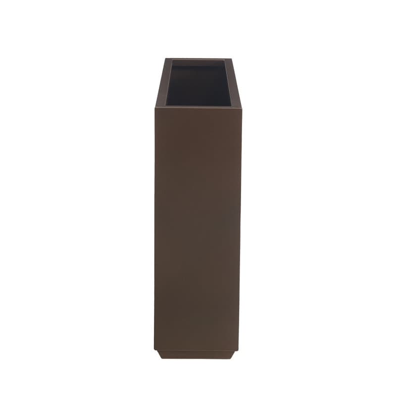 Grand bac à plantes métallique pour extérieur, 96,5 x 76,2 x 76,2 cm (LxlxH) - Bac à plantes avec séparateur métallique - 96,5x76,2x76,2