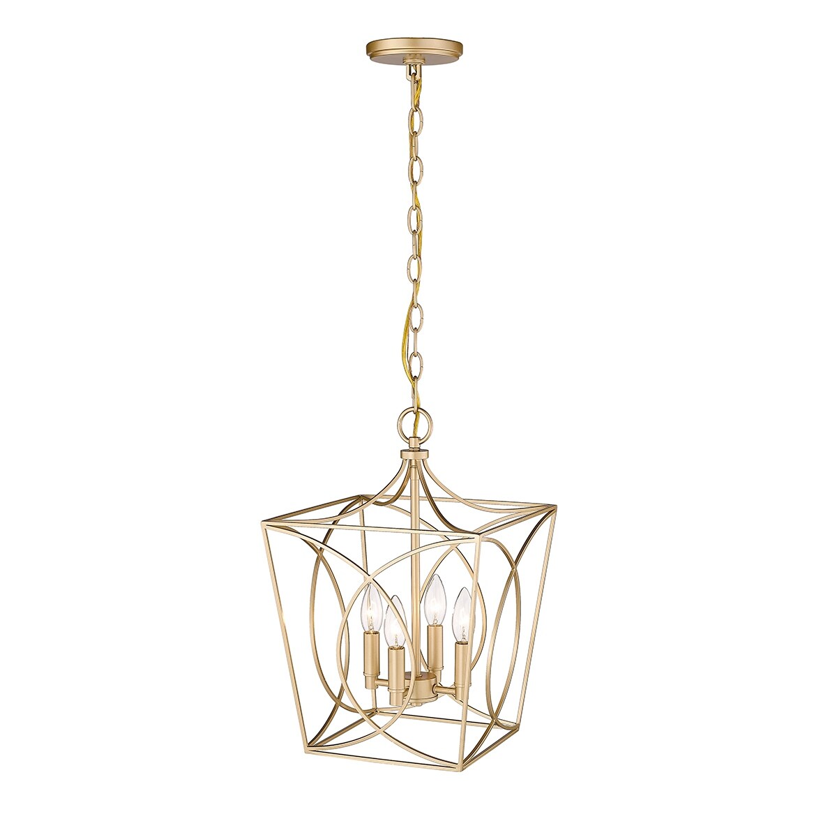Suspension Tracy à 4 lumières de Millennium Lighting, disponible en plusieurs finitions