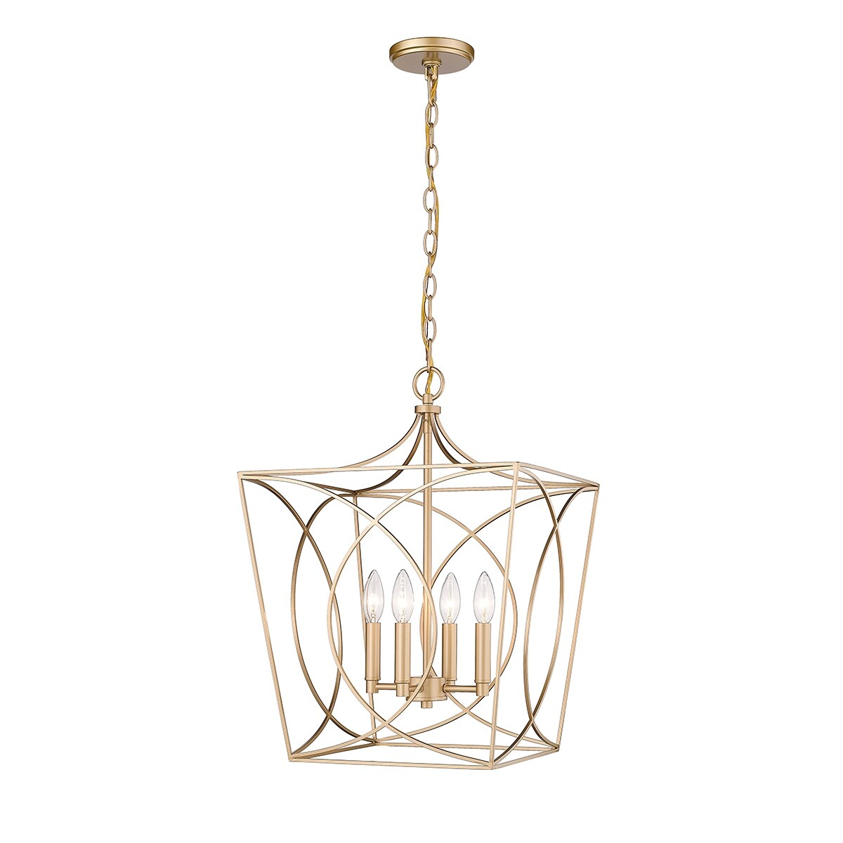 Suspension Tracy à 4 lumières de Millennium Lighting, disponible en plusieurs finitions