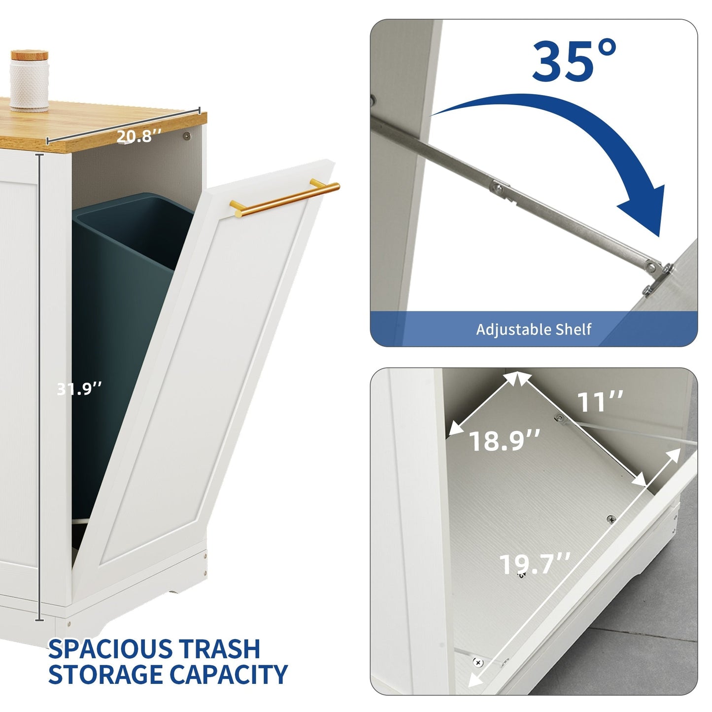 Moasis Meuble de rangement roulant pour îlot de cuisine de 53 pouces, chariot de cuisine mobile portable
