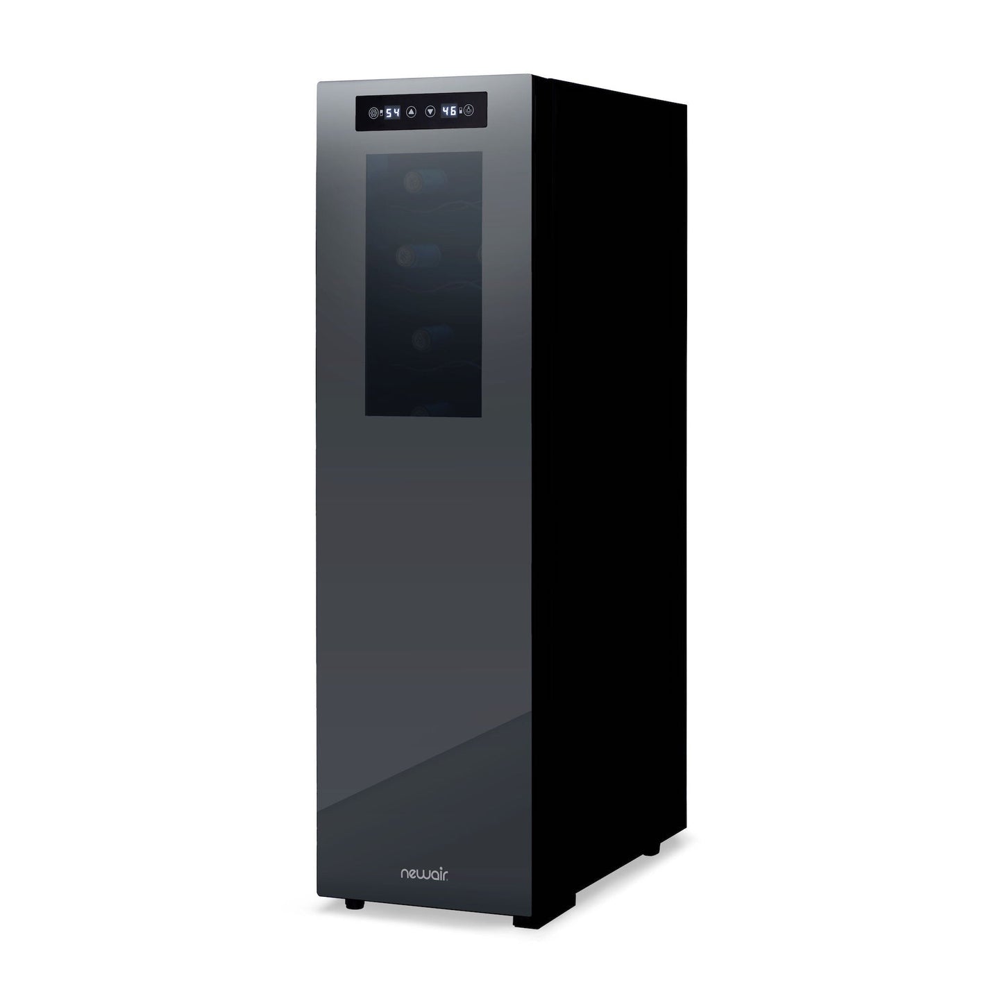 Cave à vin réfrigérante Newair Shadow-T Series, 18 bouteilles, double zone de température, autoportante, thermoélectrique, contrôle numérique