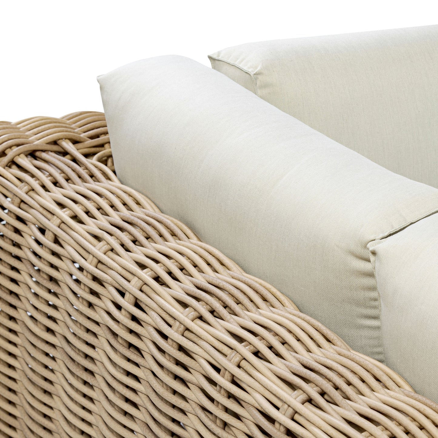 Ensemble d'assises d'angle d'extérieur/de terrasse Poly & Bark Puglia avec table basse