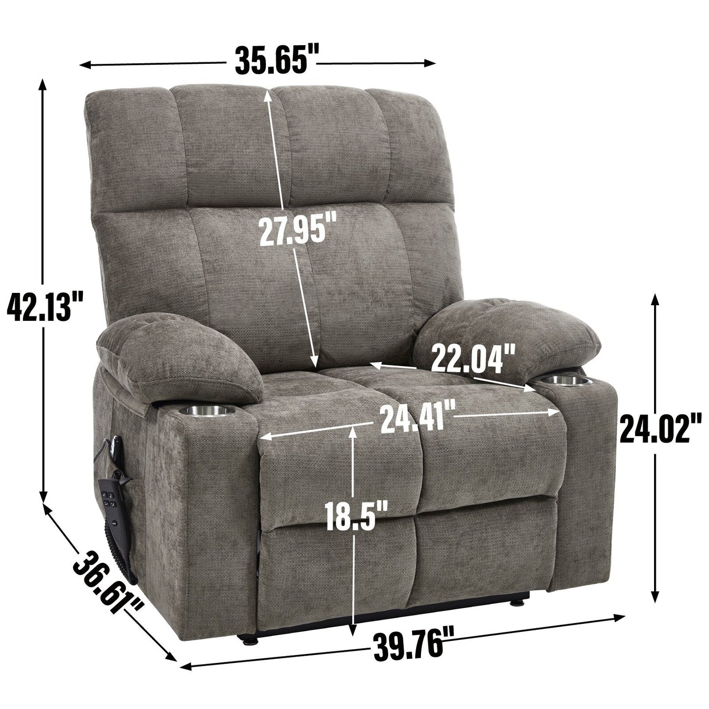 Fauteuil inclinable à levage électrique