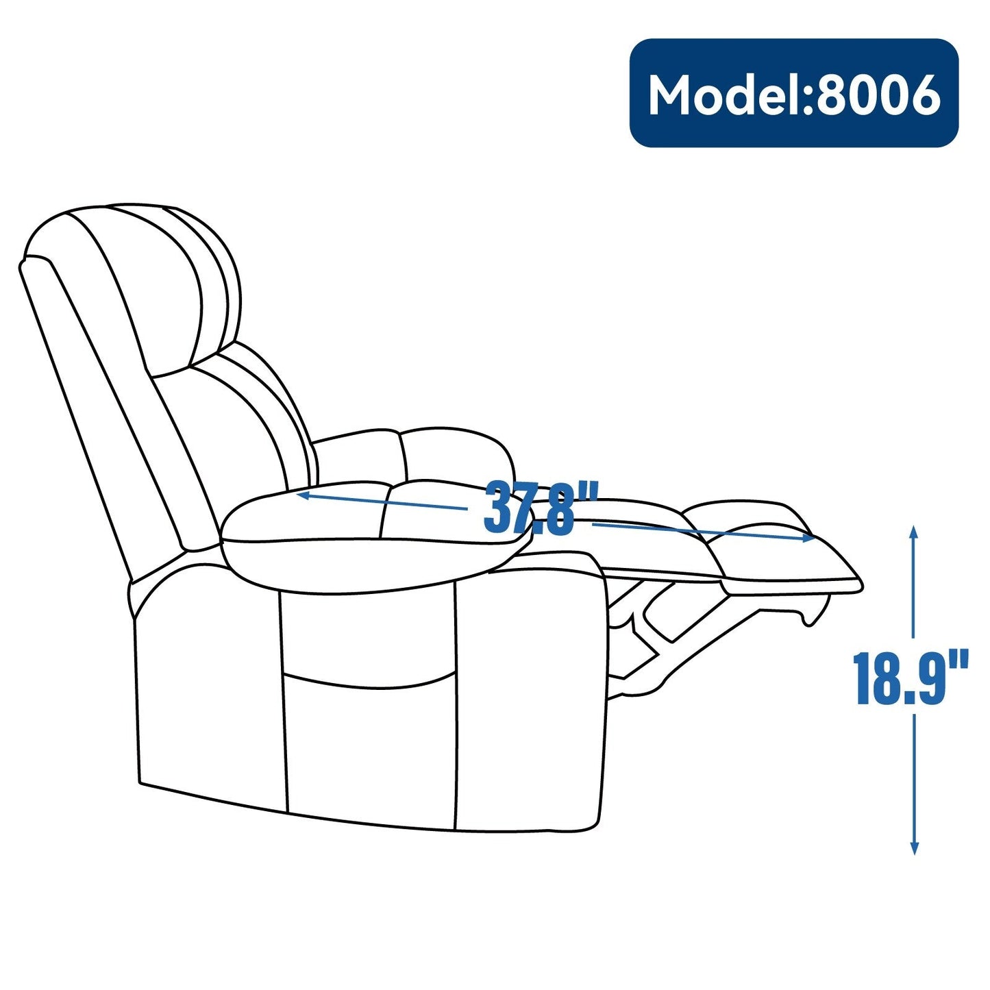 Fauteuil inclinable à levage électrique
