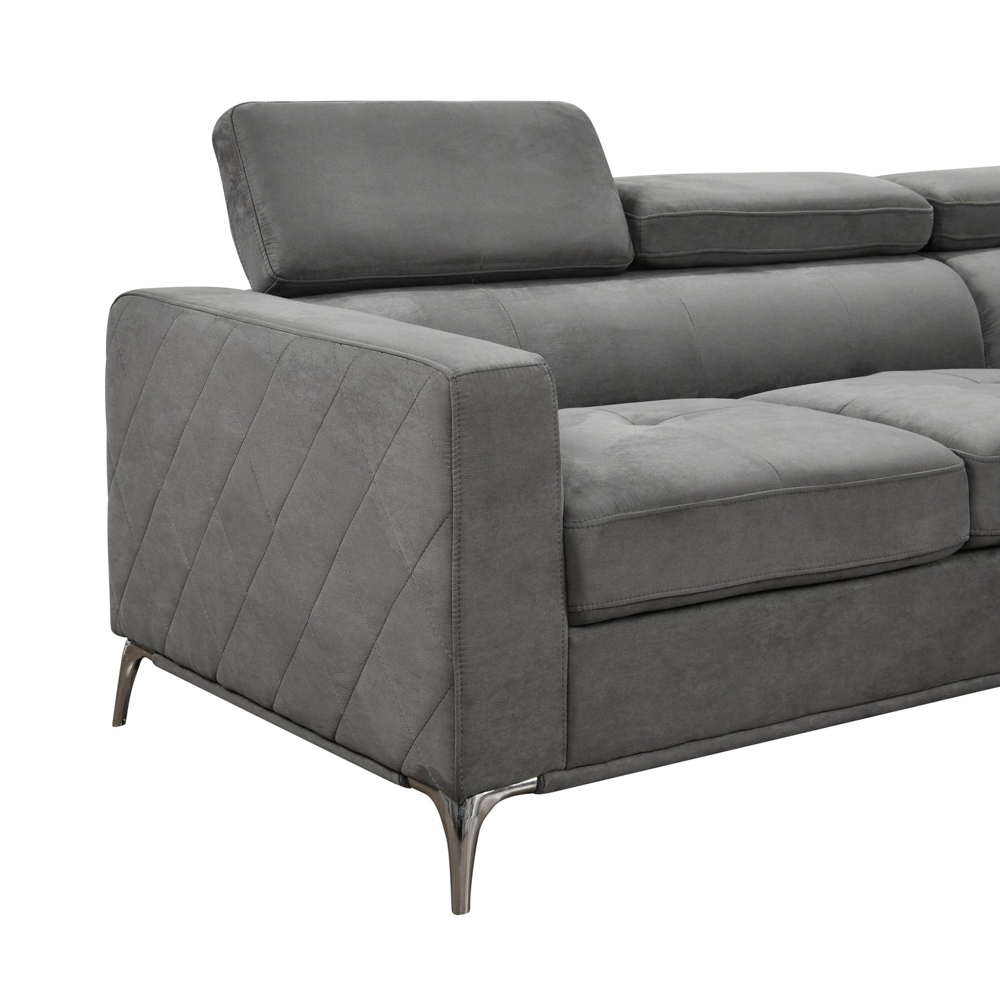 Roomfitters 122 Canapé d'angle surdimensionné avec rangement, canapé contemporain en forme de U à 7 places