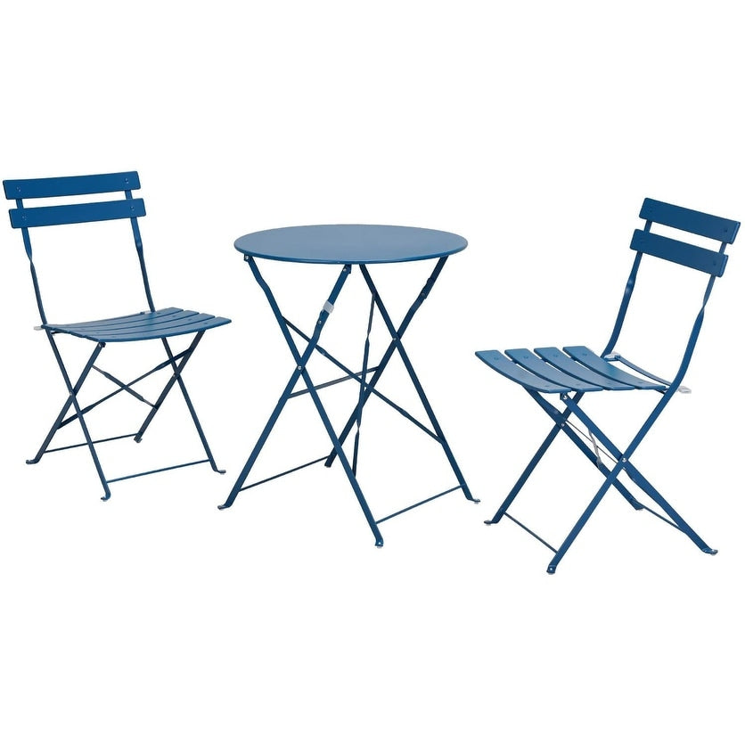 Table ronde pour 2 personnes - Ensemble bistrot de 23,6 pouces de long