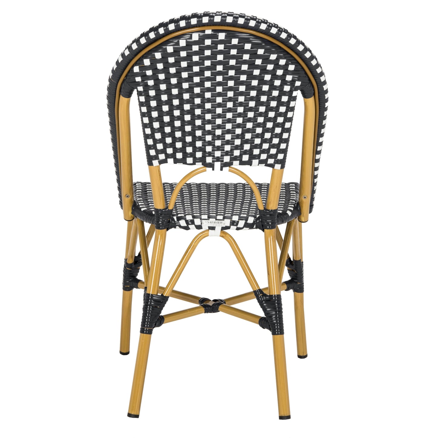 SAFAVIEH Marolyn Chaise de salle à manger empilable (lot de 2) - 46L x 56P x 89H