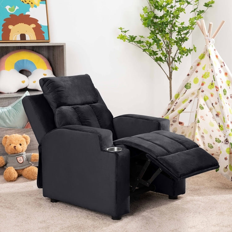 Magic Seats pour super-héros et princesses, siège reclinable super luxueux pour enfants avec repose-pieds, repose-tête et 2 porte-gobelets.