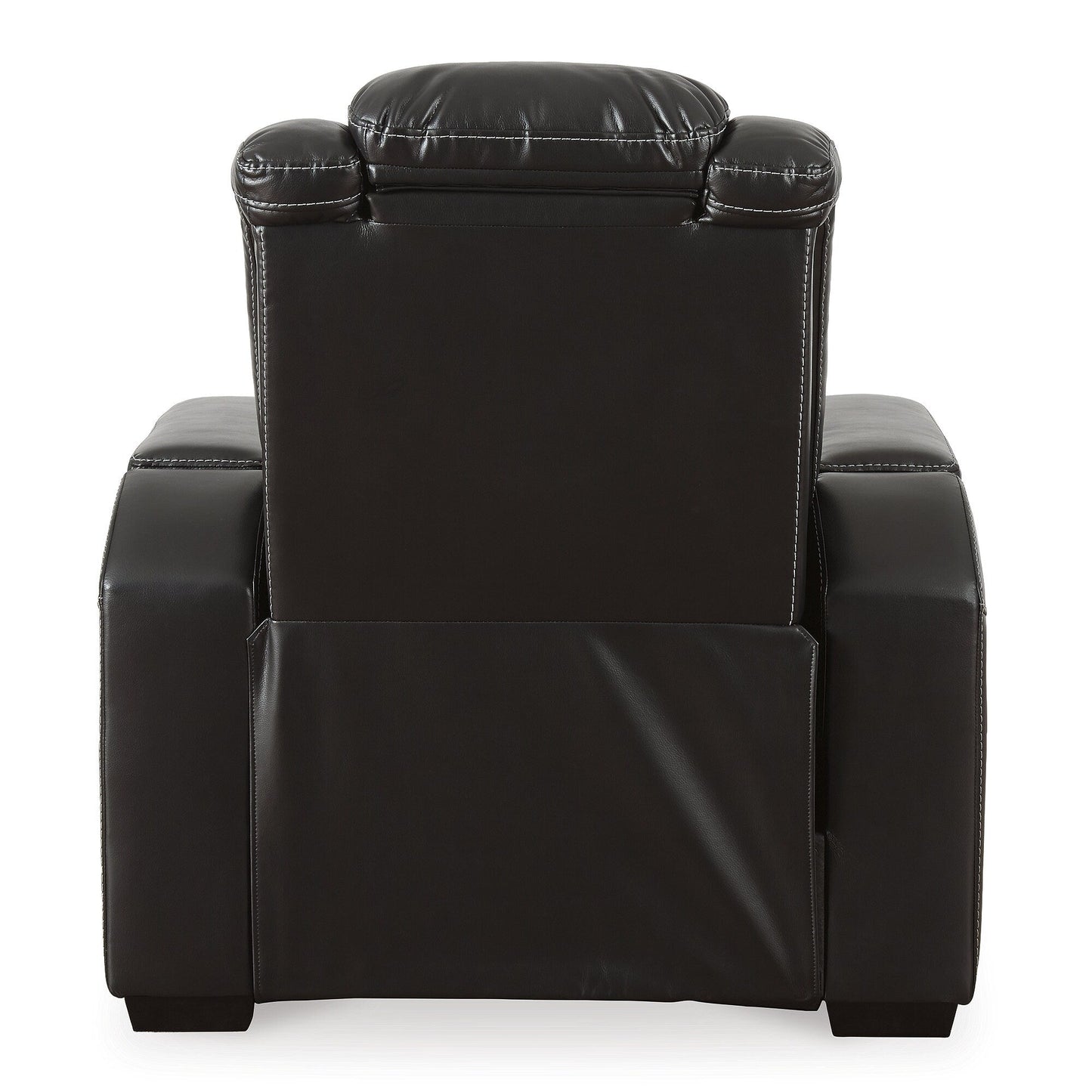 Fauteuil inclinable noir à commande électrique Party Time de Signature Design by Ashley